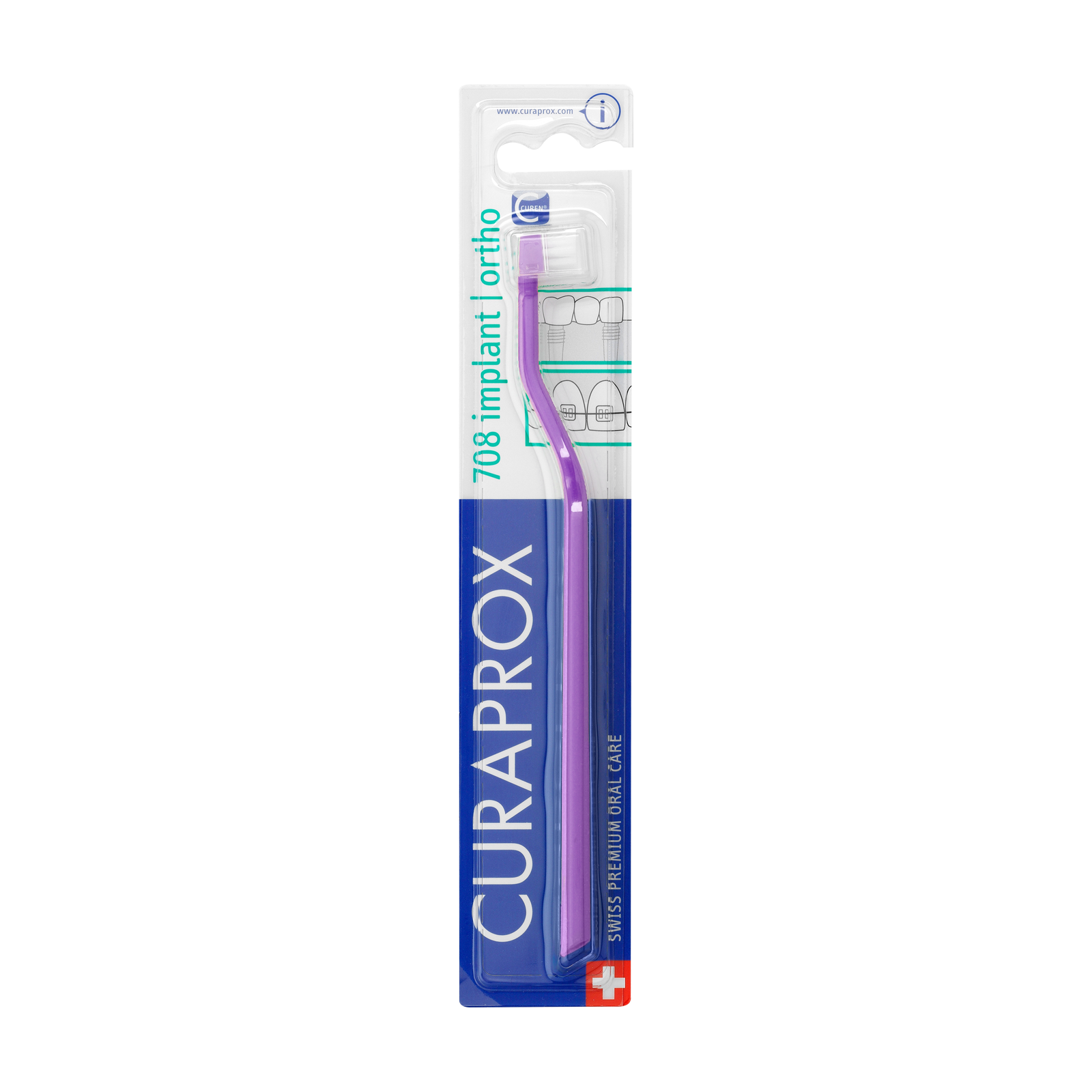 Curaprox CS 708 Implant Toothbrush – Ortho and implant care