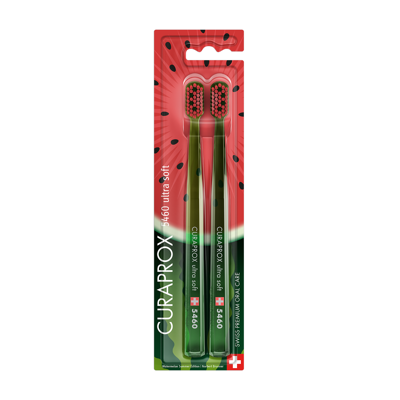 Curaprox CS 5460 Watermelon Summer Edition, 2 pcs