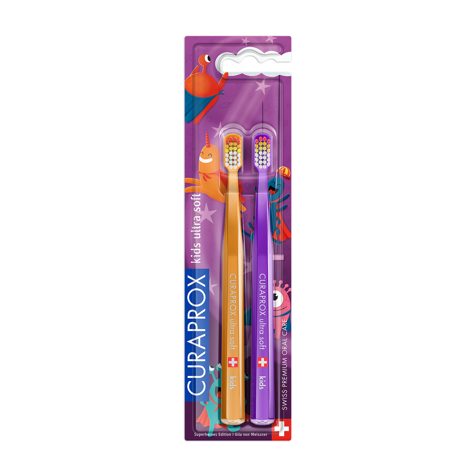 Curaprox CS 5460 Kids Superheroes Edition, 2 pcs