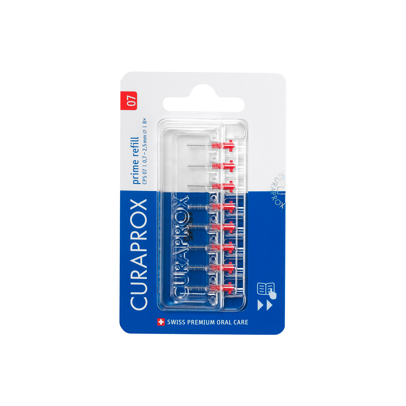 CPS 07 Prime refill, red, 8pcs