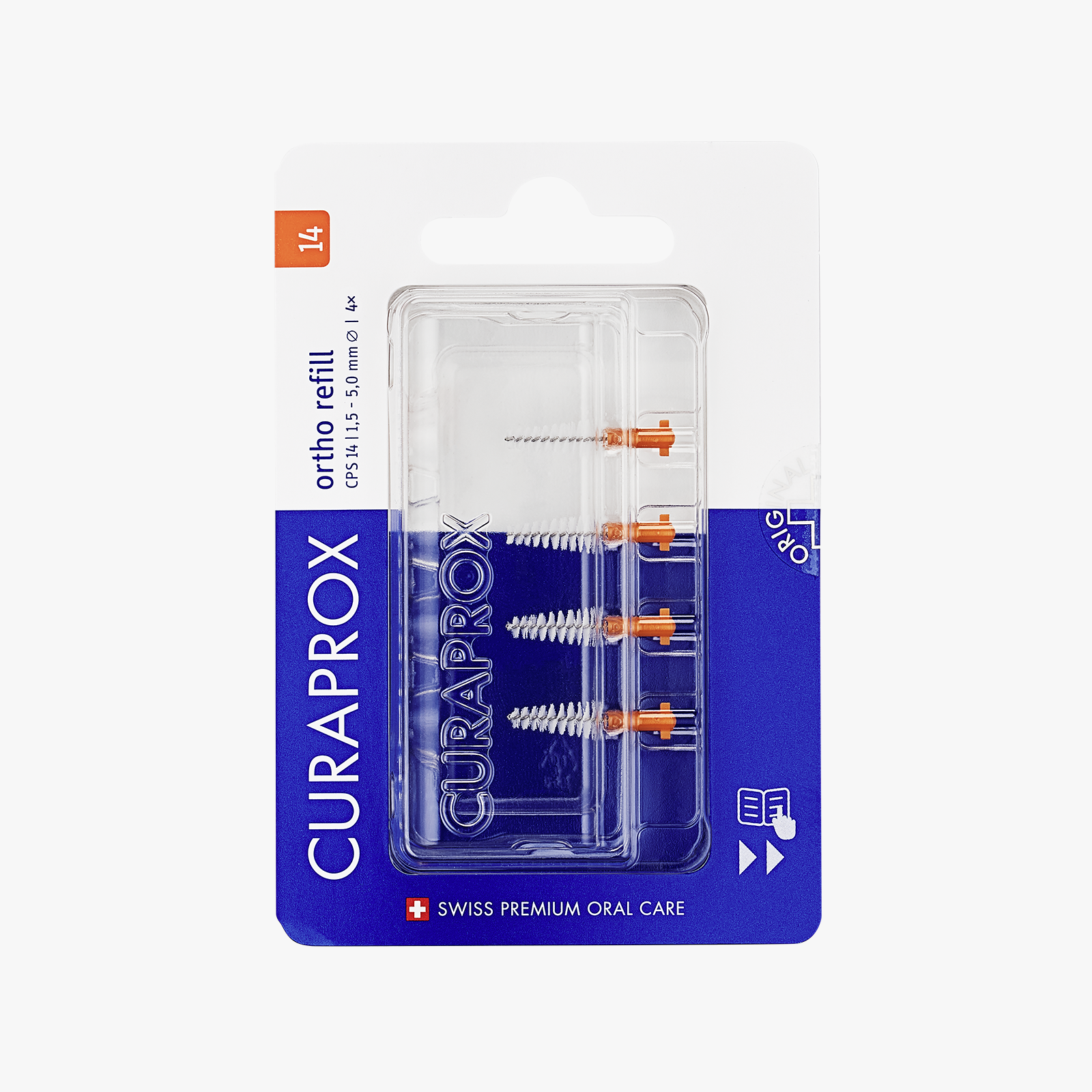 IDB Refill Ortho, size 14, 4 pcs