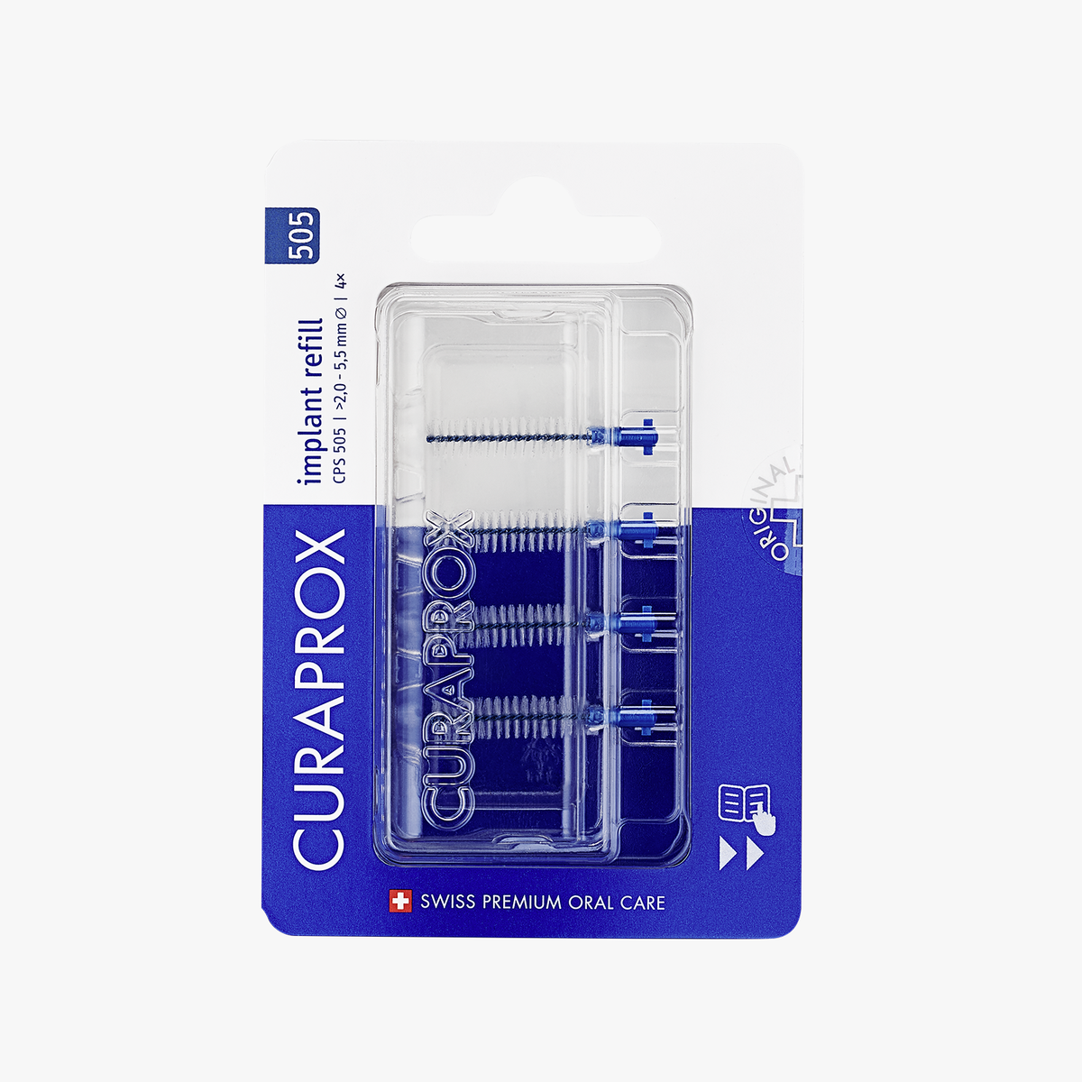 Curaprox IDB Refill Implant, size 505, 4 pcs