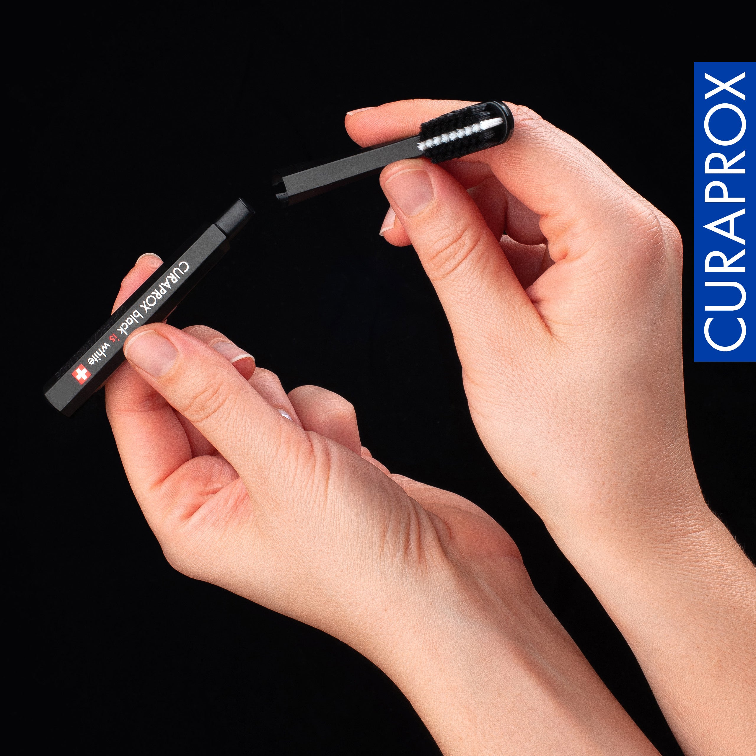 Travel set spare brush head BiW, 2 pcs