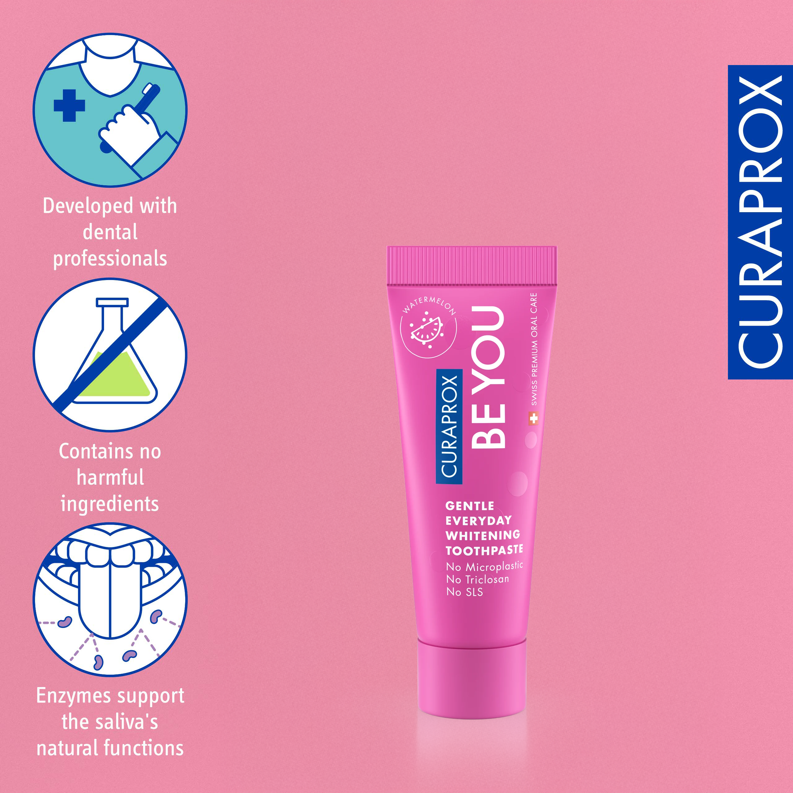 Be you, Watermelon Toothpaste, 10ml, 3 pcs