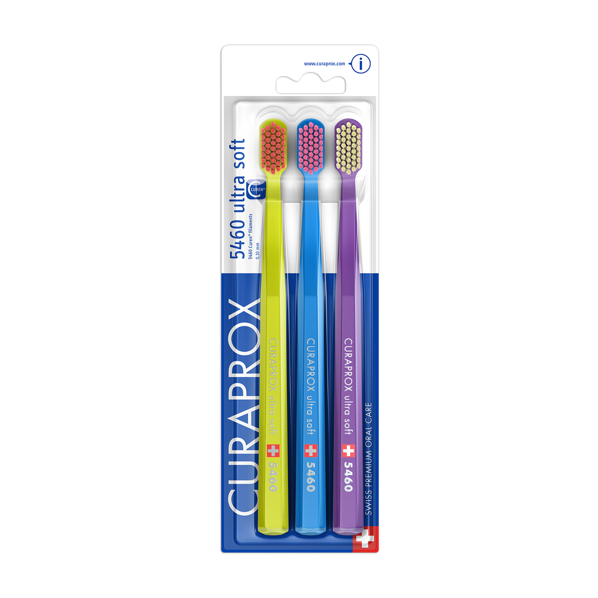 Curaprox CS 5460, three pack, 3 pcs – Gentle, effective cleaning