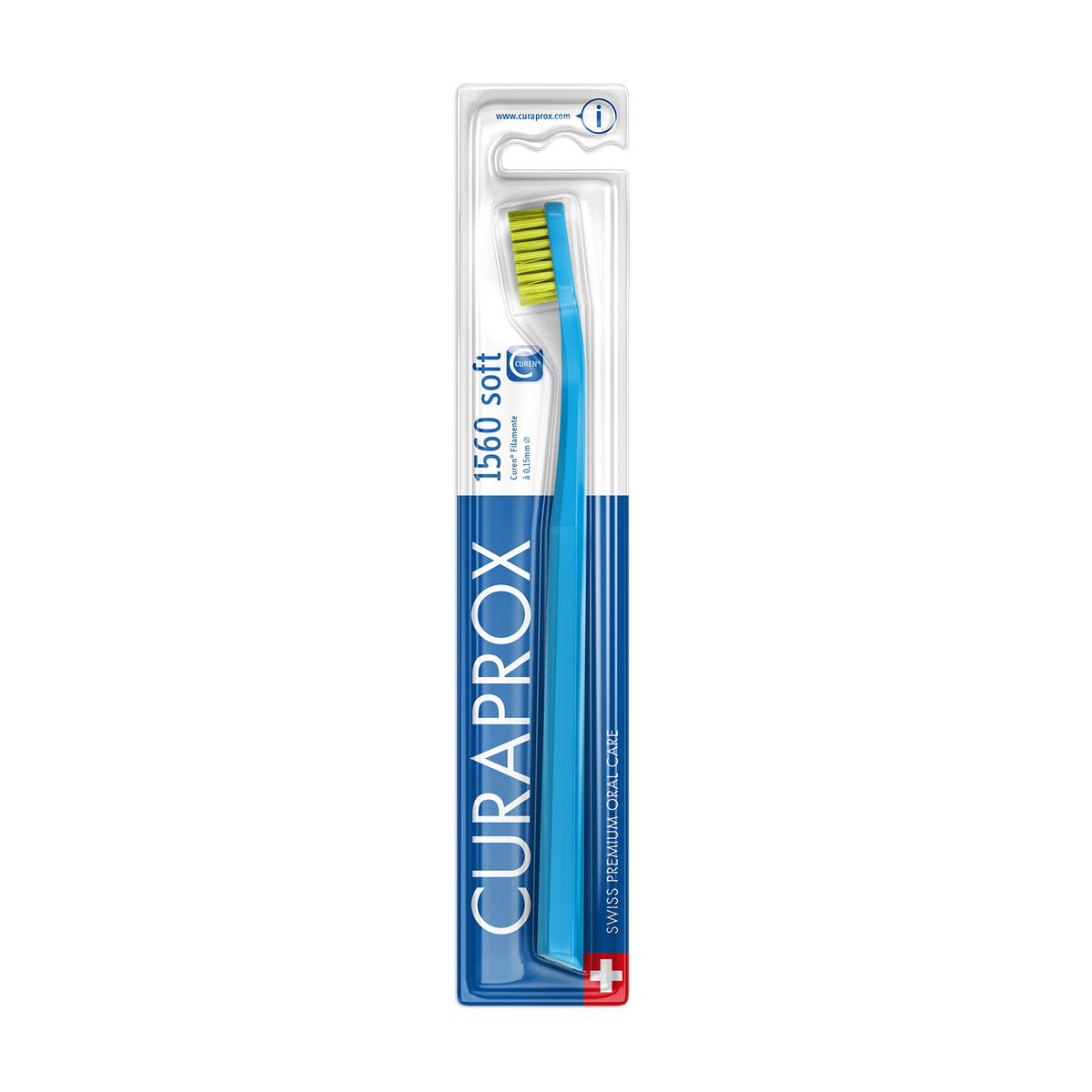 Curaprox CS 1560 – Start gentle brushing