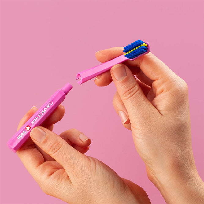 Curaprox Ortho Travel Set, Pink – Clean on-the-go