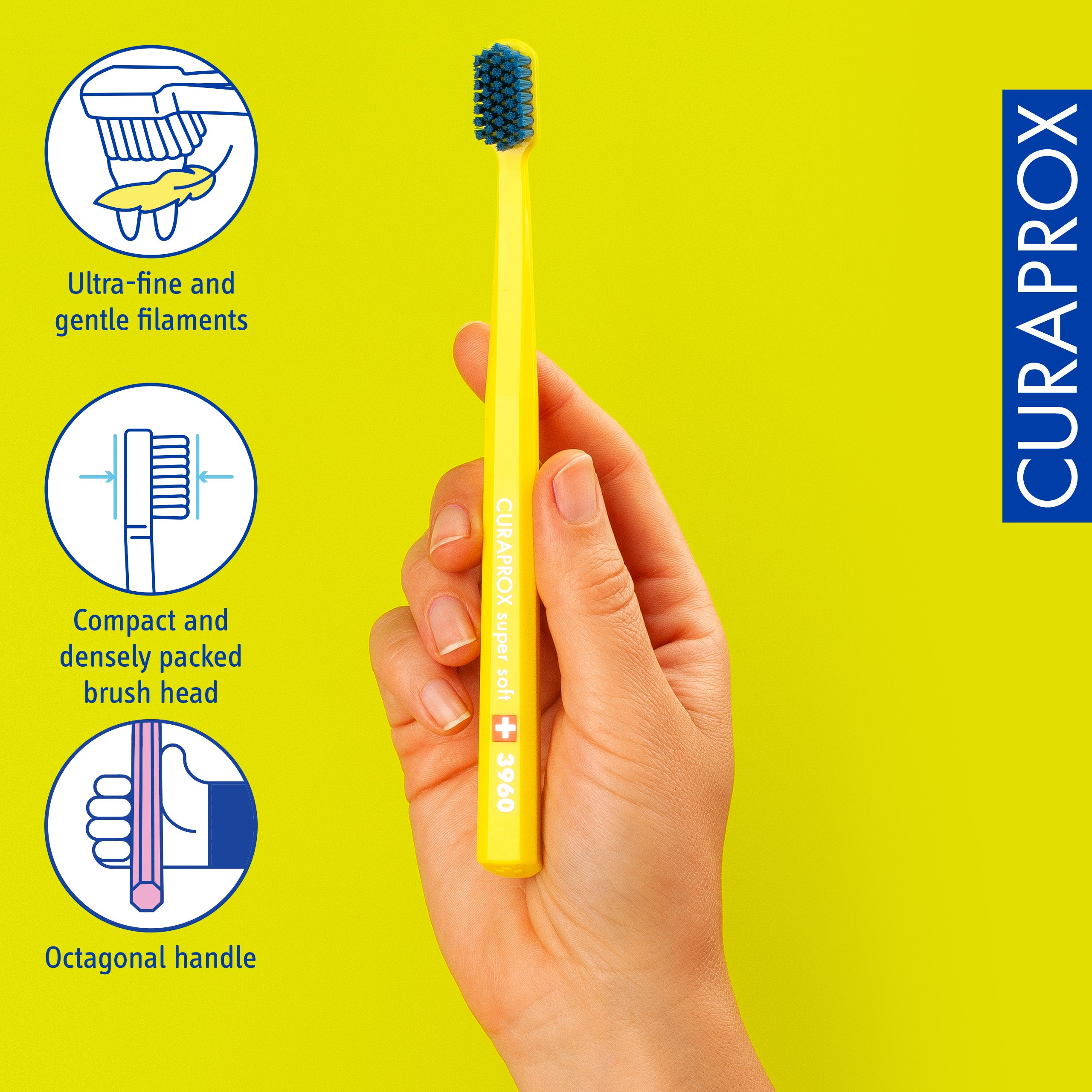Curaprox CS 3960 – Adapt to gentle cleaning