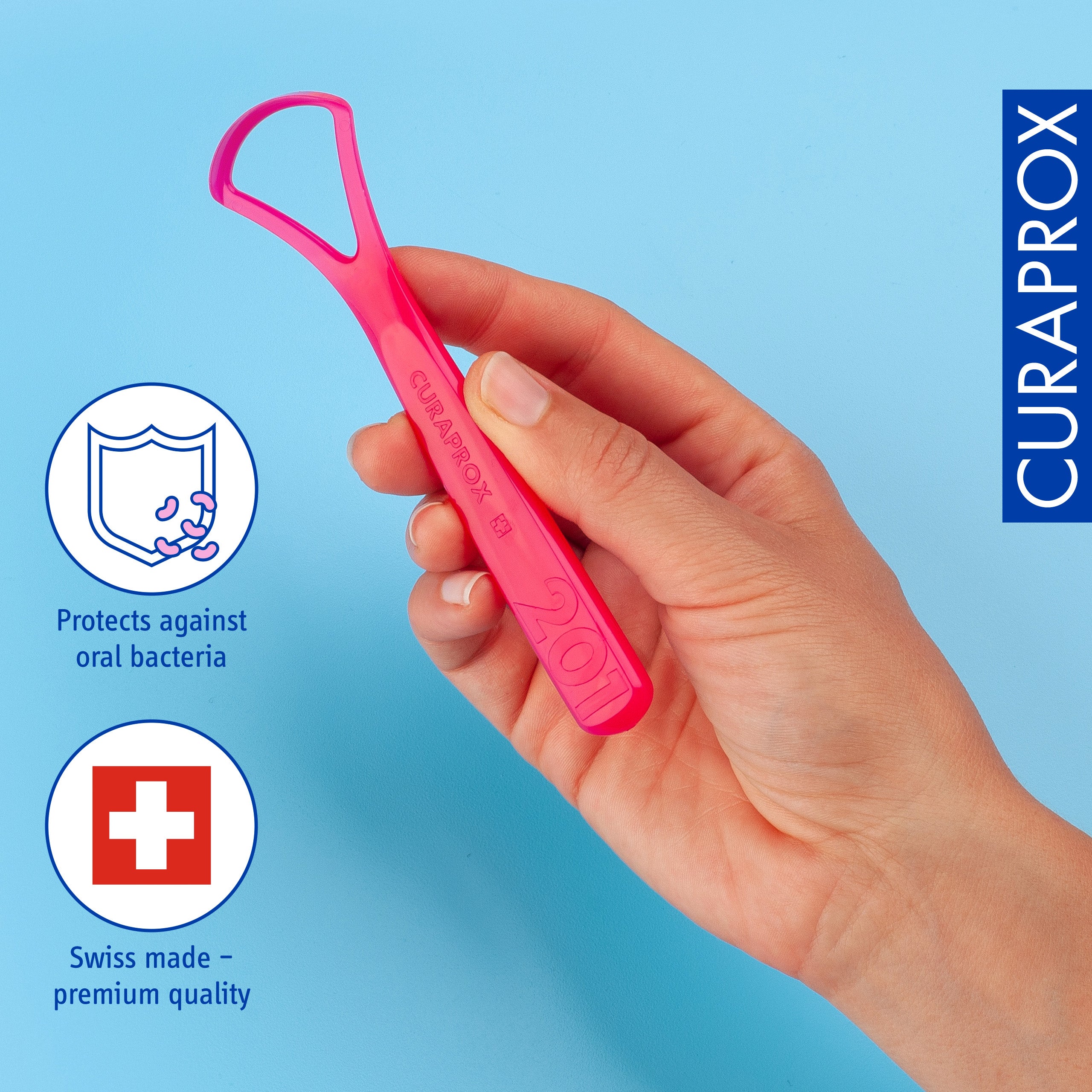 Curaprox Tongue Scraper - Thumbnail 3