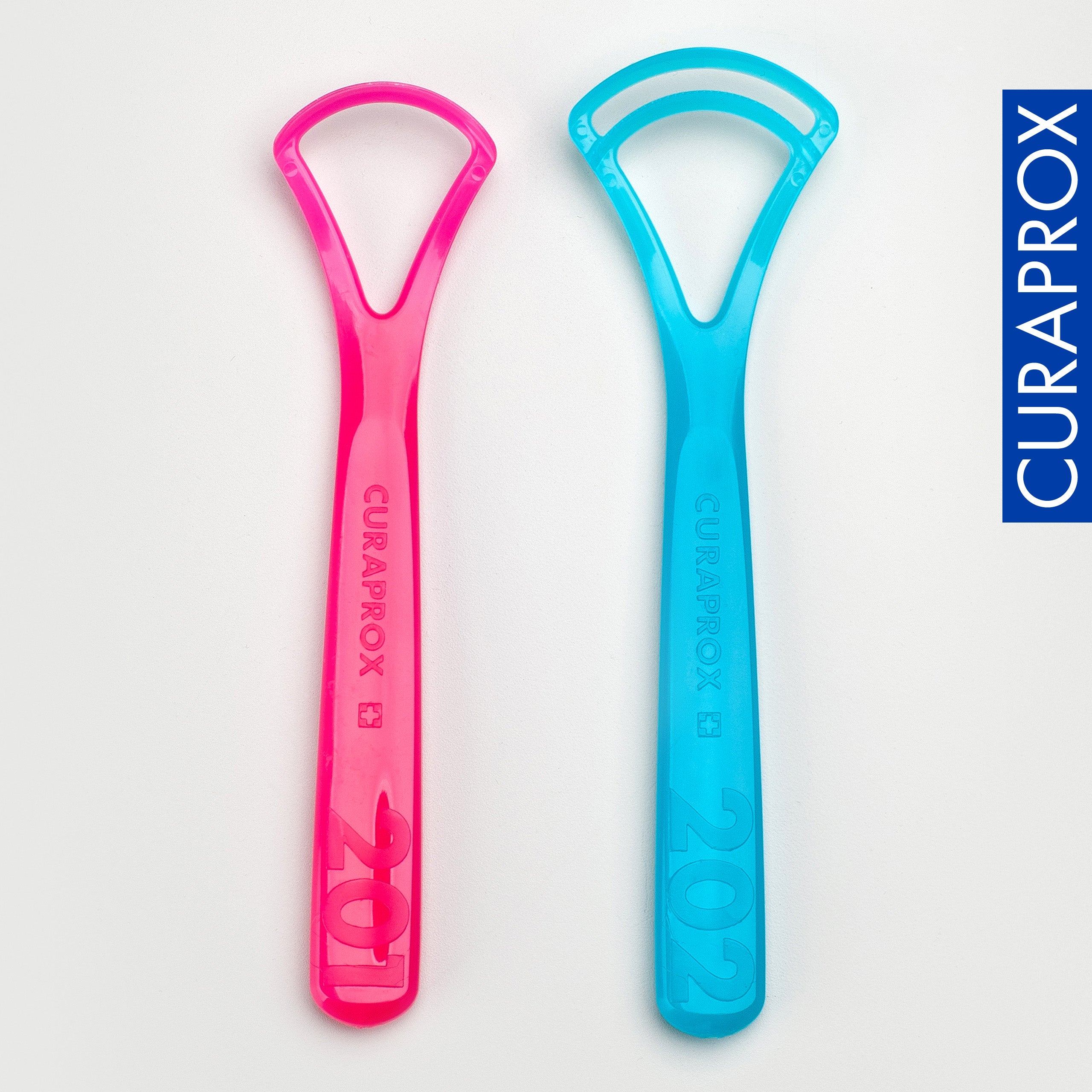 Curaprox Tongue Scraper Set – Complete your oral care