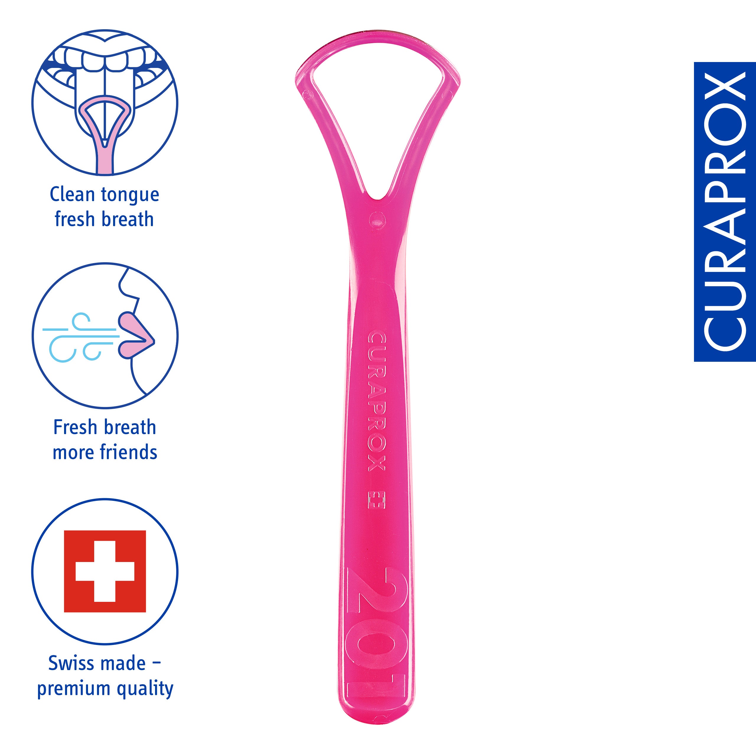 Curaprox CTC 202 Tongue Scraper - Thumbnail 5