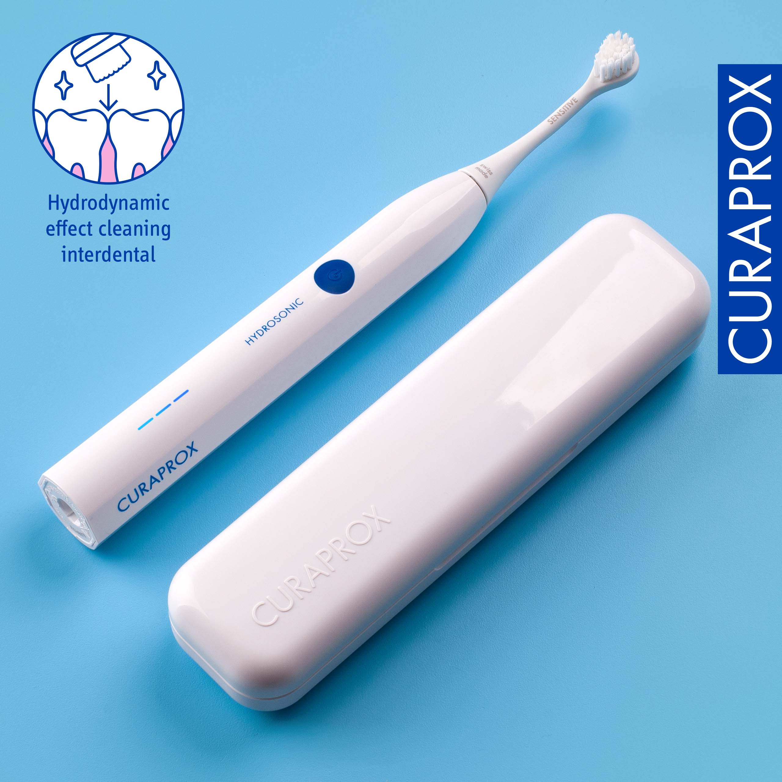 Curaprox Hydrosonic Easy, Electric Toothbrush