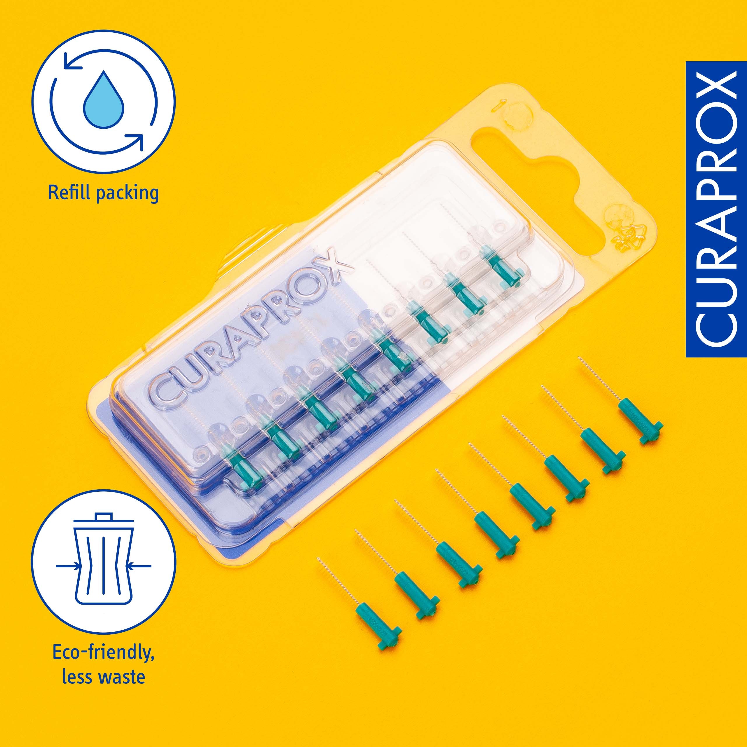 Curaprox CPS 06 Prime refill, blue, 8pcs – Interdental Brush