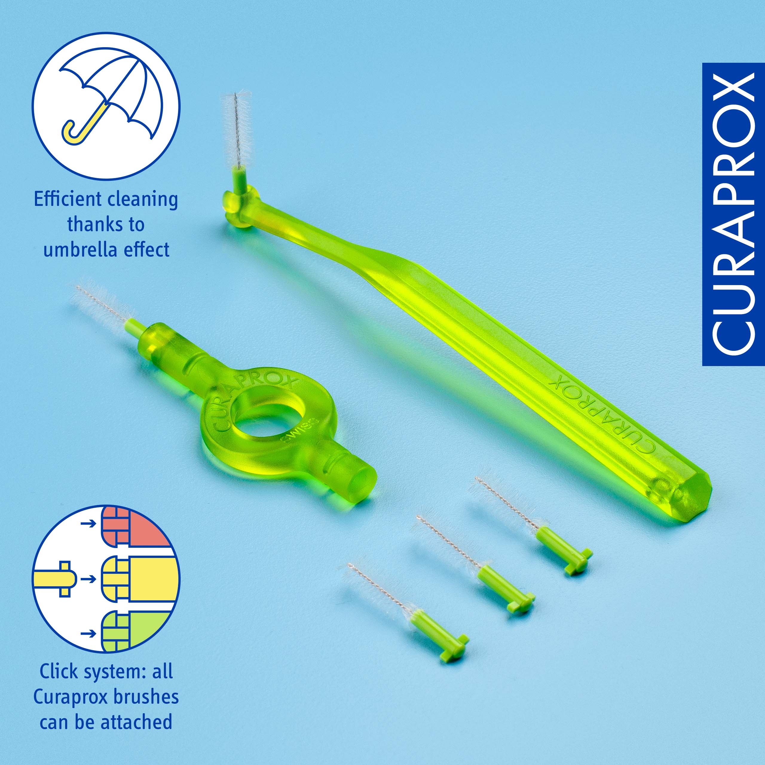 Curaprox CPS 011 Prime Start, green – Interdental Brush
