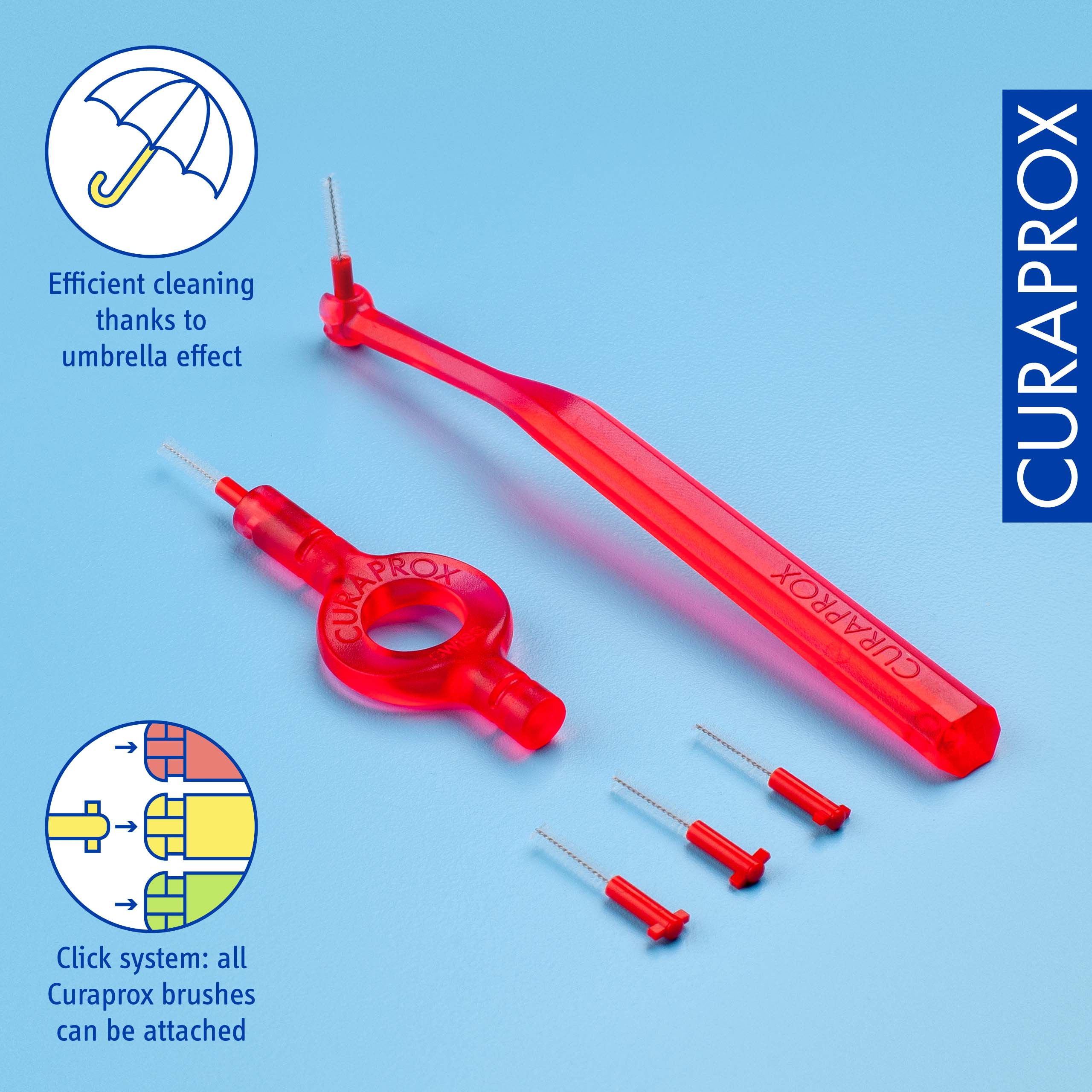 Curaprox CPS 07 Prime Start, red – Interdental Brush