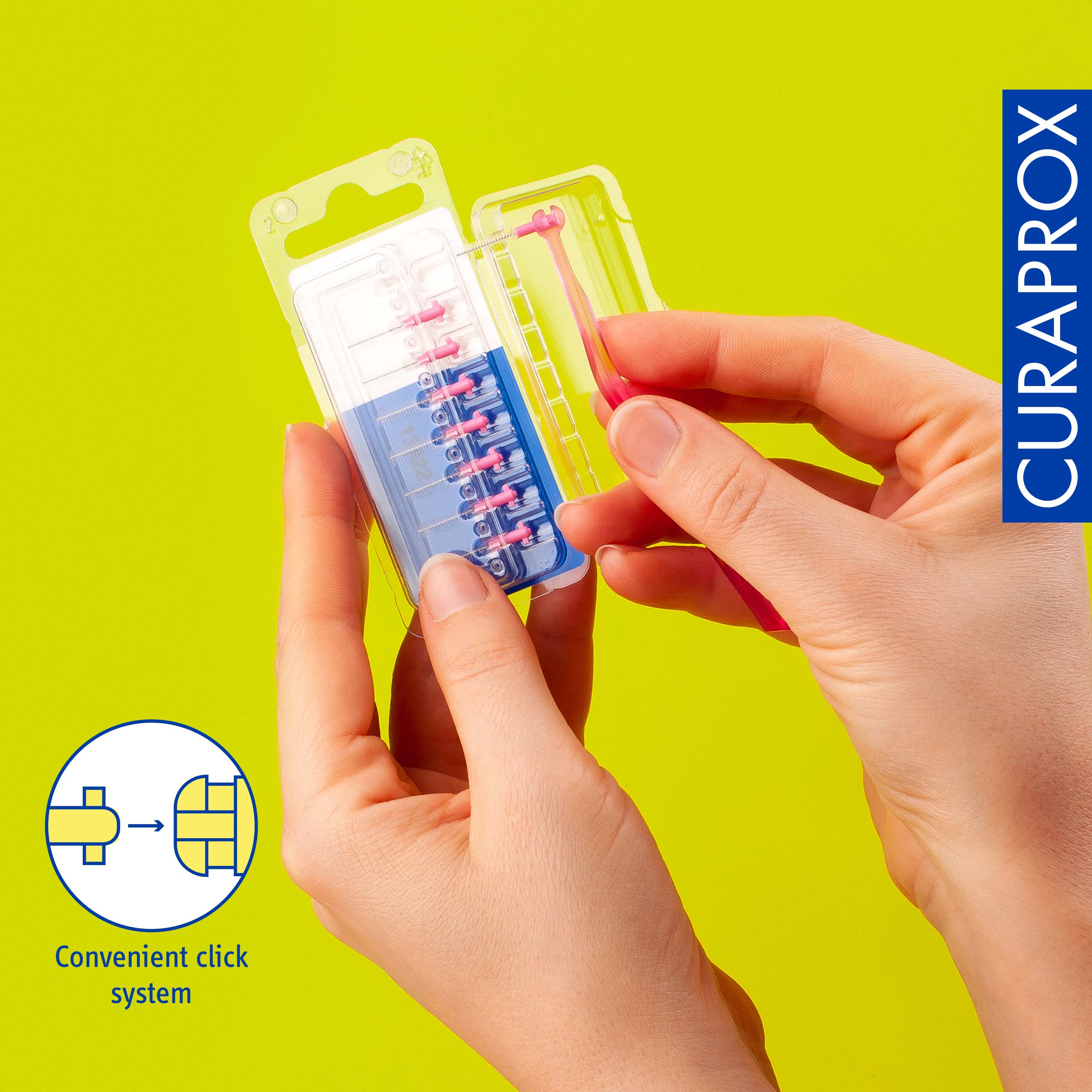 Curaprox CPS 08 Prime refill, pink, 8pcs – Interdental Brush