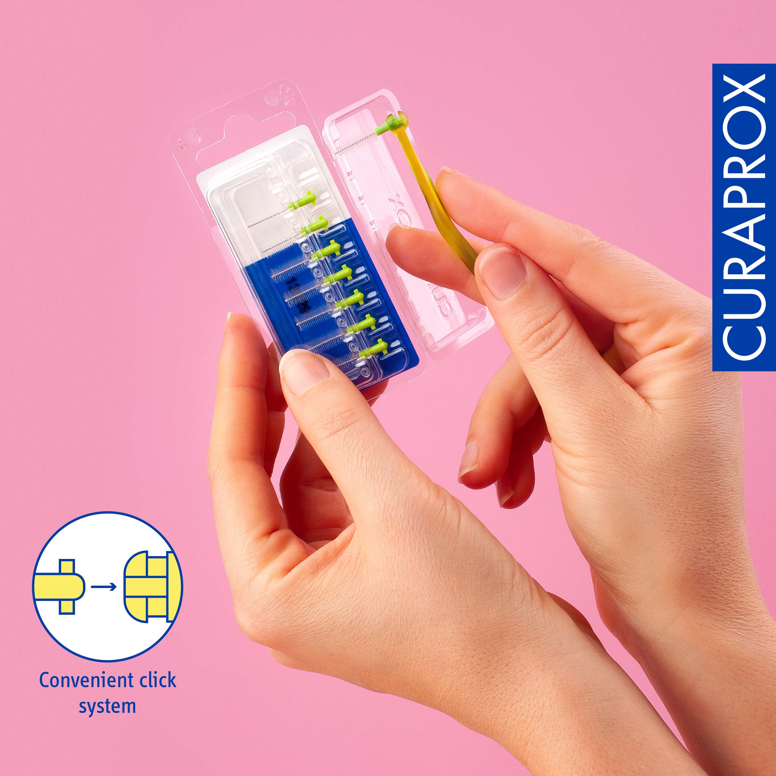 Curaprox CPS 011 Prime refill, green, 8pcs – Interdental Brush