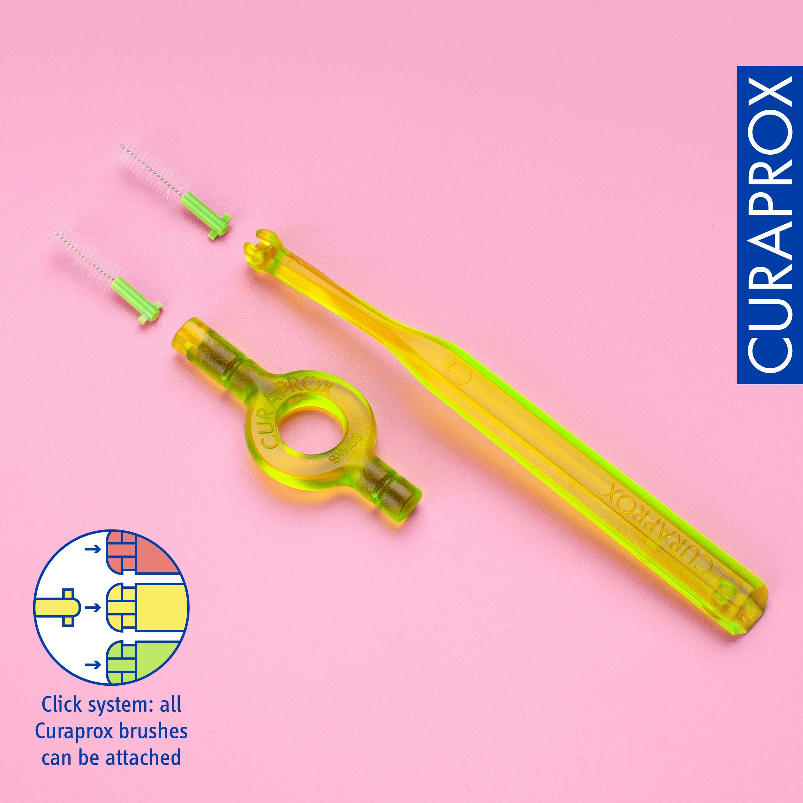 Curaprox CPS 011 Prime refill, green, 8pcs – Interdental Brush
