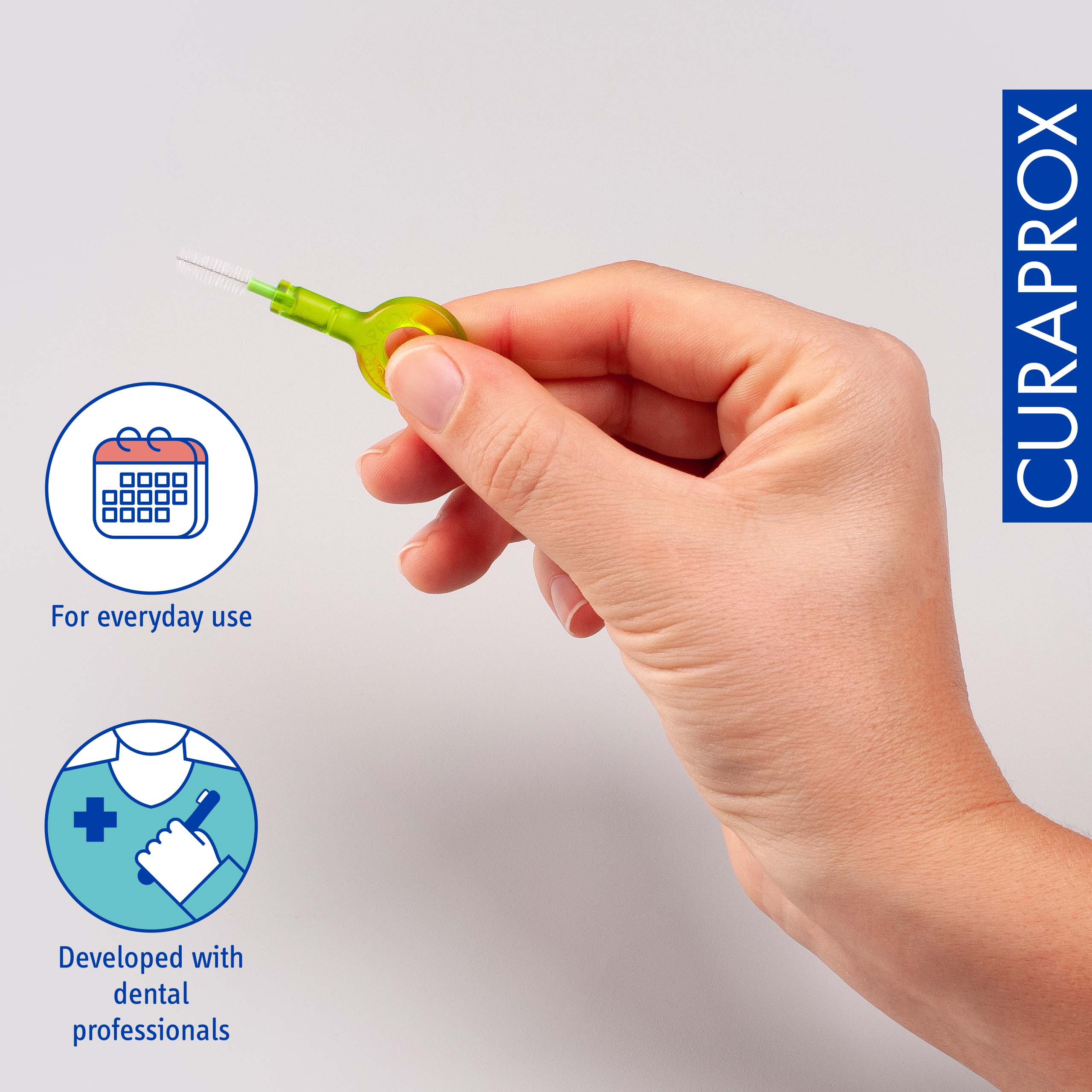 Curaprox CPS 011 Prime refill, green, 8pcs – Interdental Brush