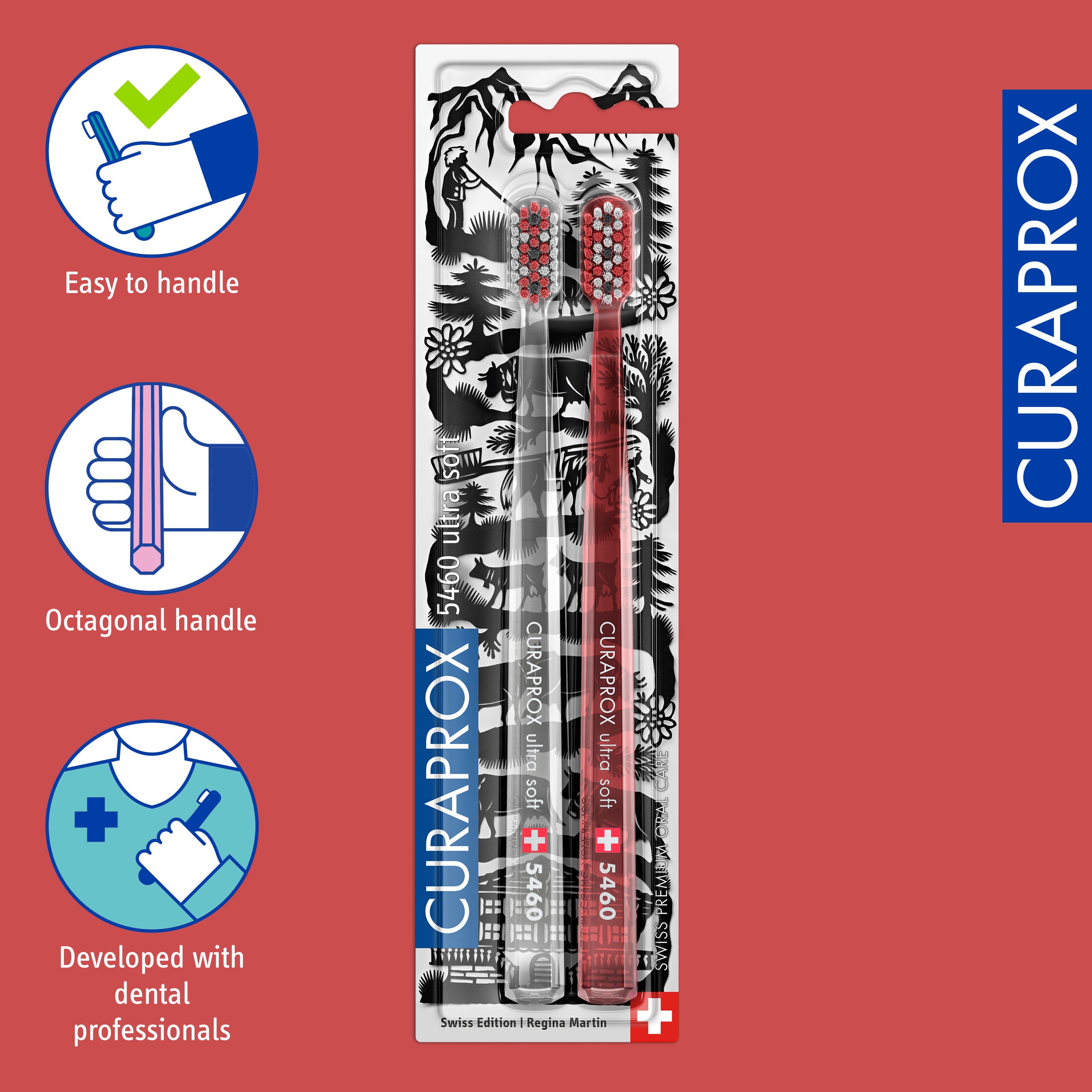 Curaprox CS 5460 Swiss Edition, 2 pcs