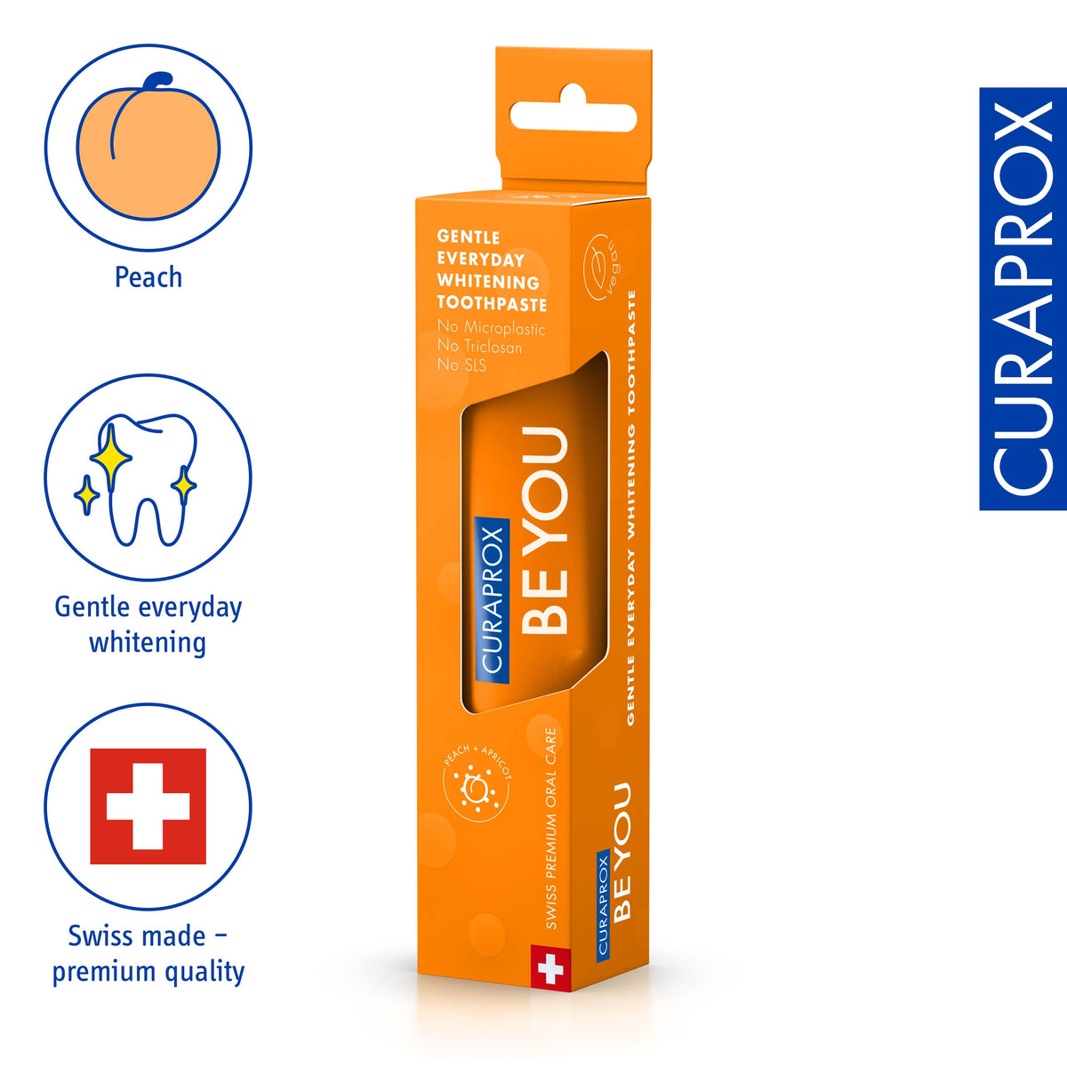 Curaprox Be you, Peach Toothpaste, 60ml