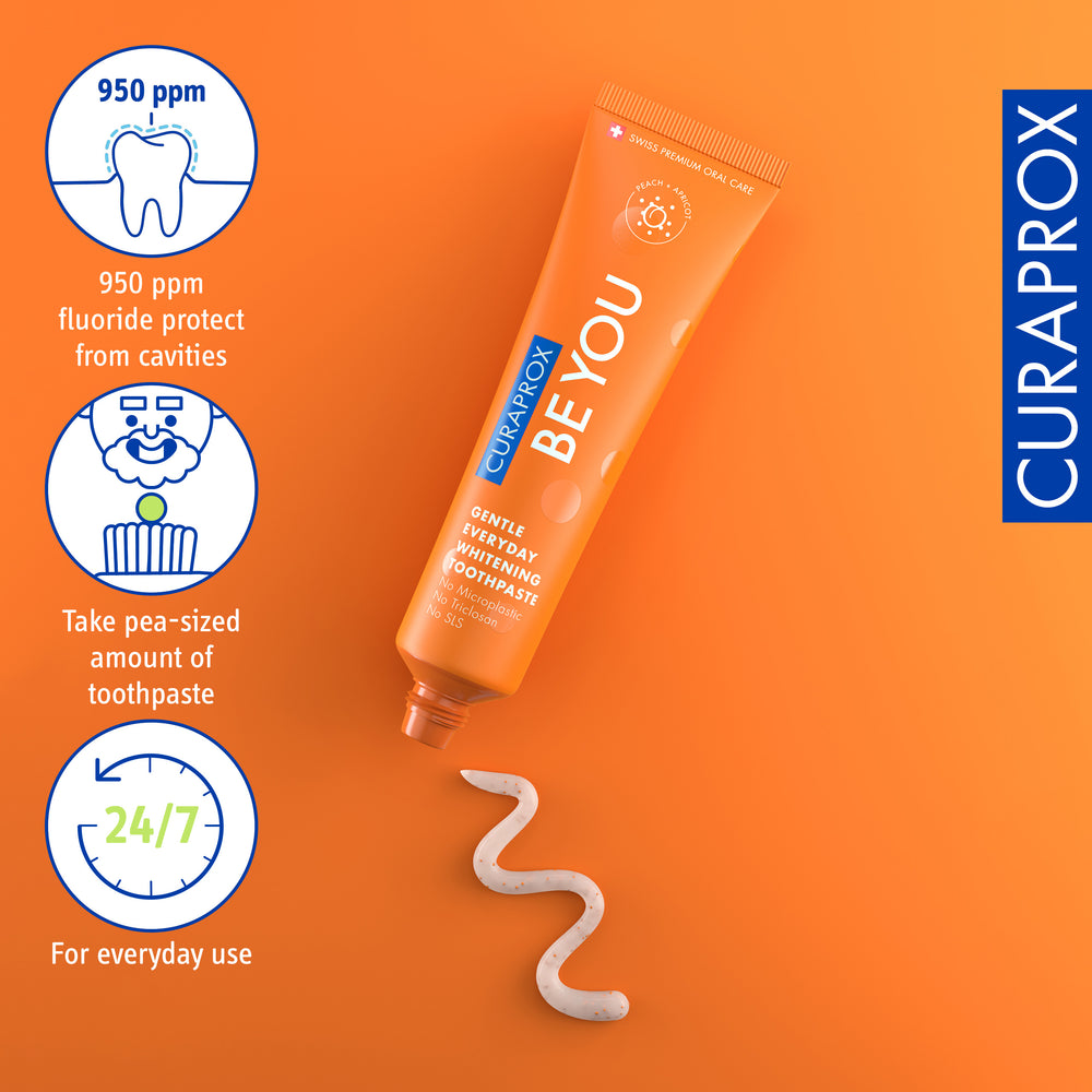 Curaprox Be you, Peach Toothpaste, 60ml
