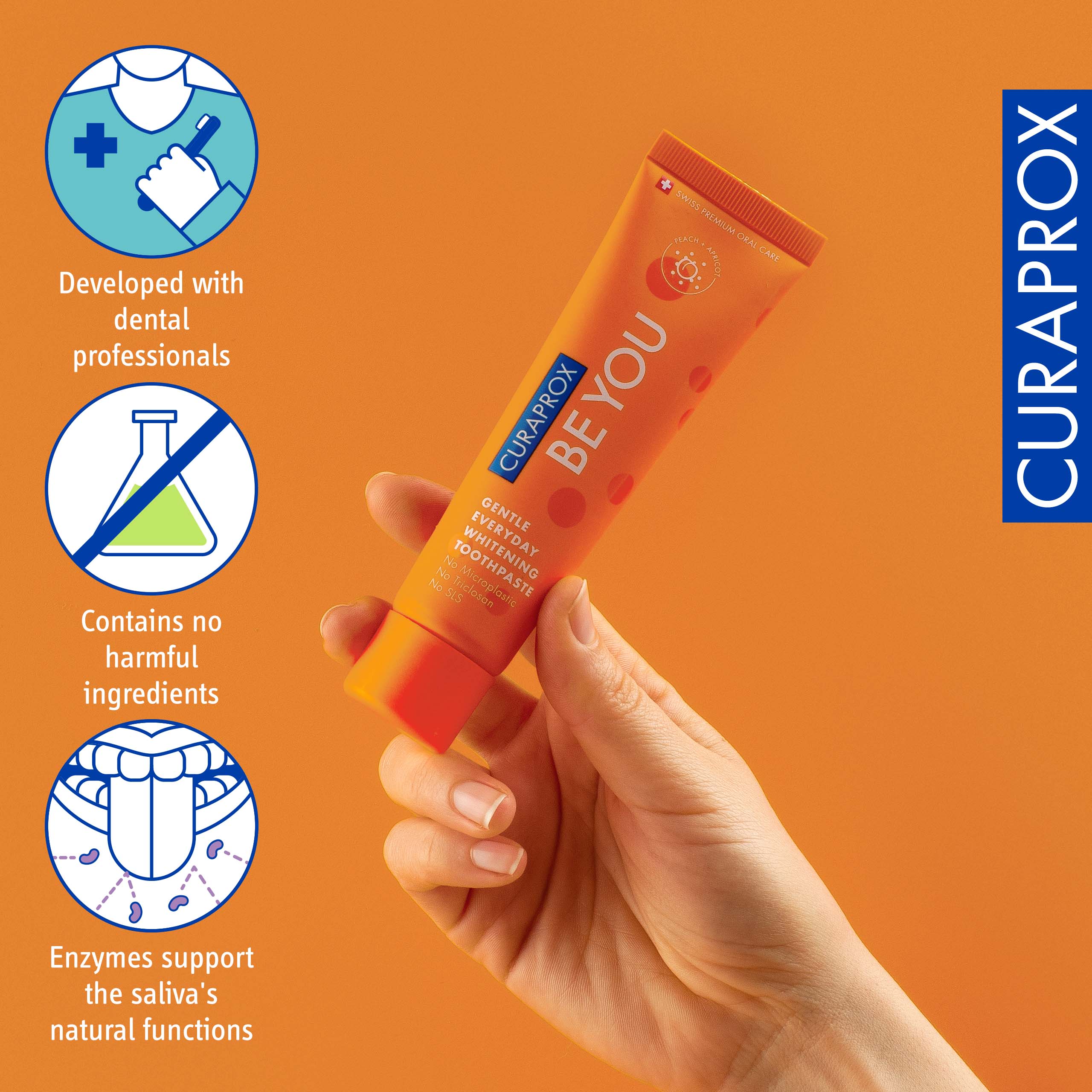 Be you, Peach Toothpaste, 60ml