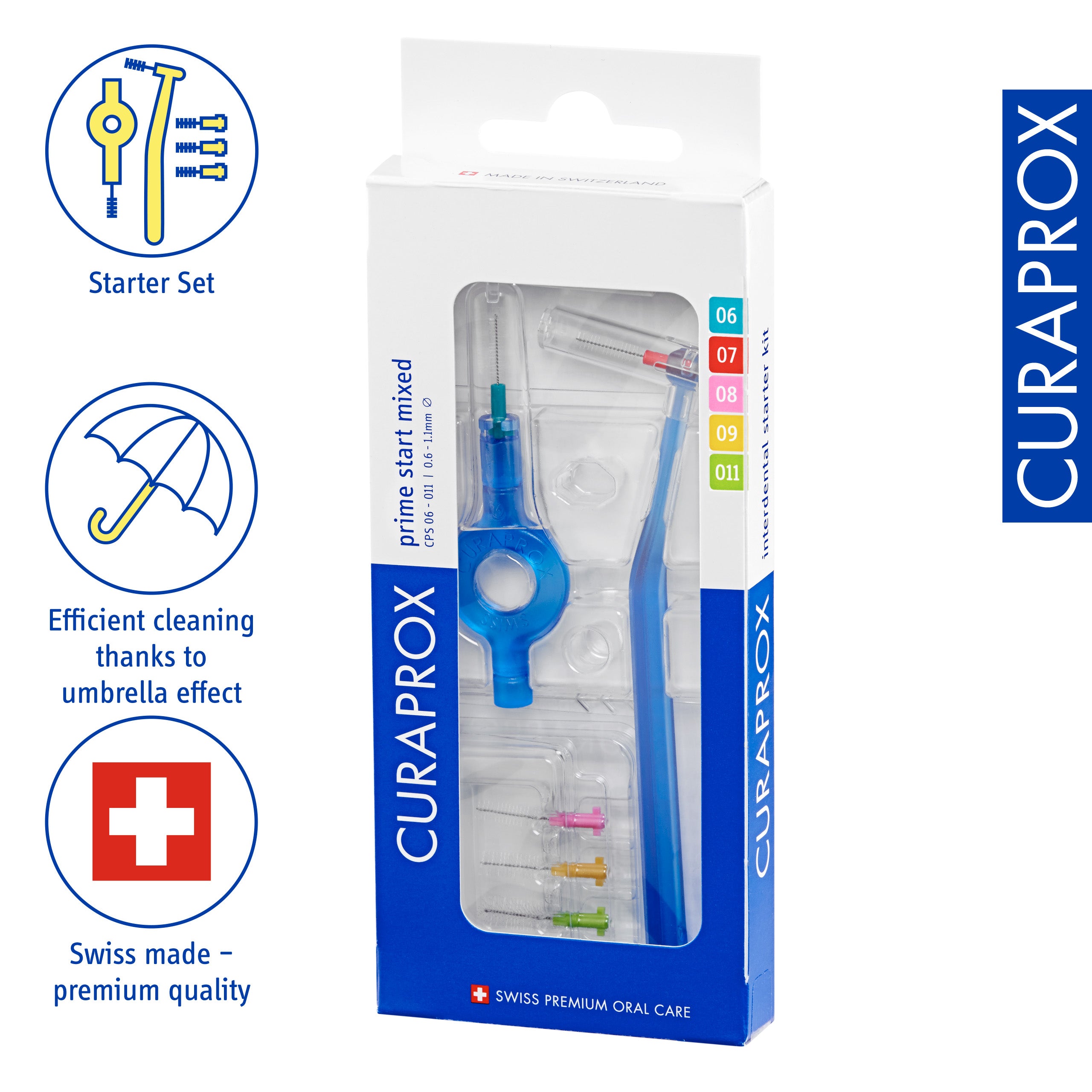 Curaprox IDB Prime Start Mixed Set – Interdental Brush