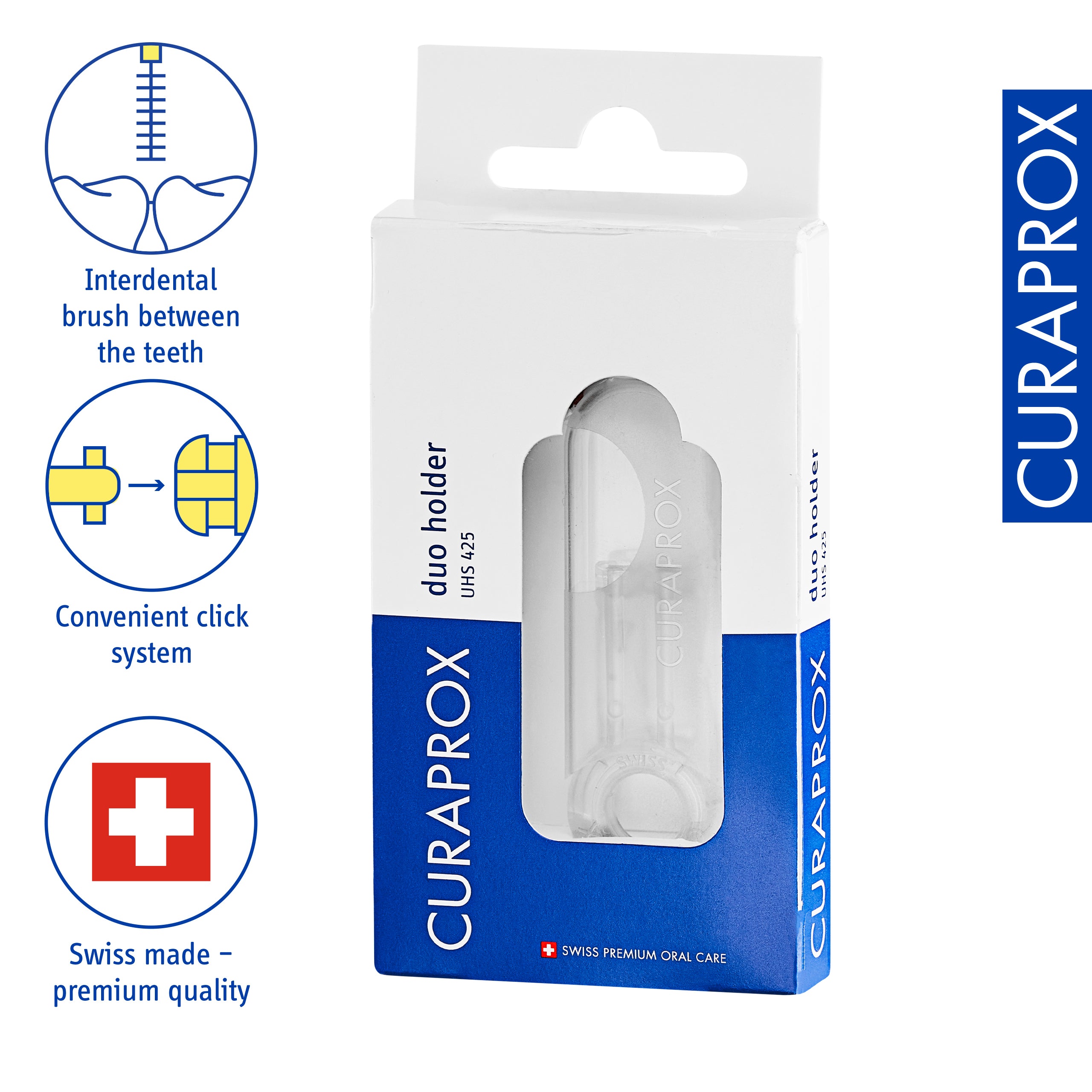 Curaprox Interdental UHS 425 Handy Duo Holder, 1 pc