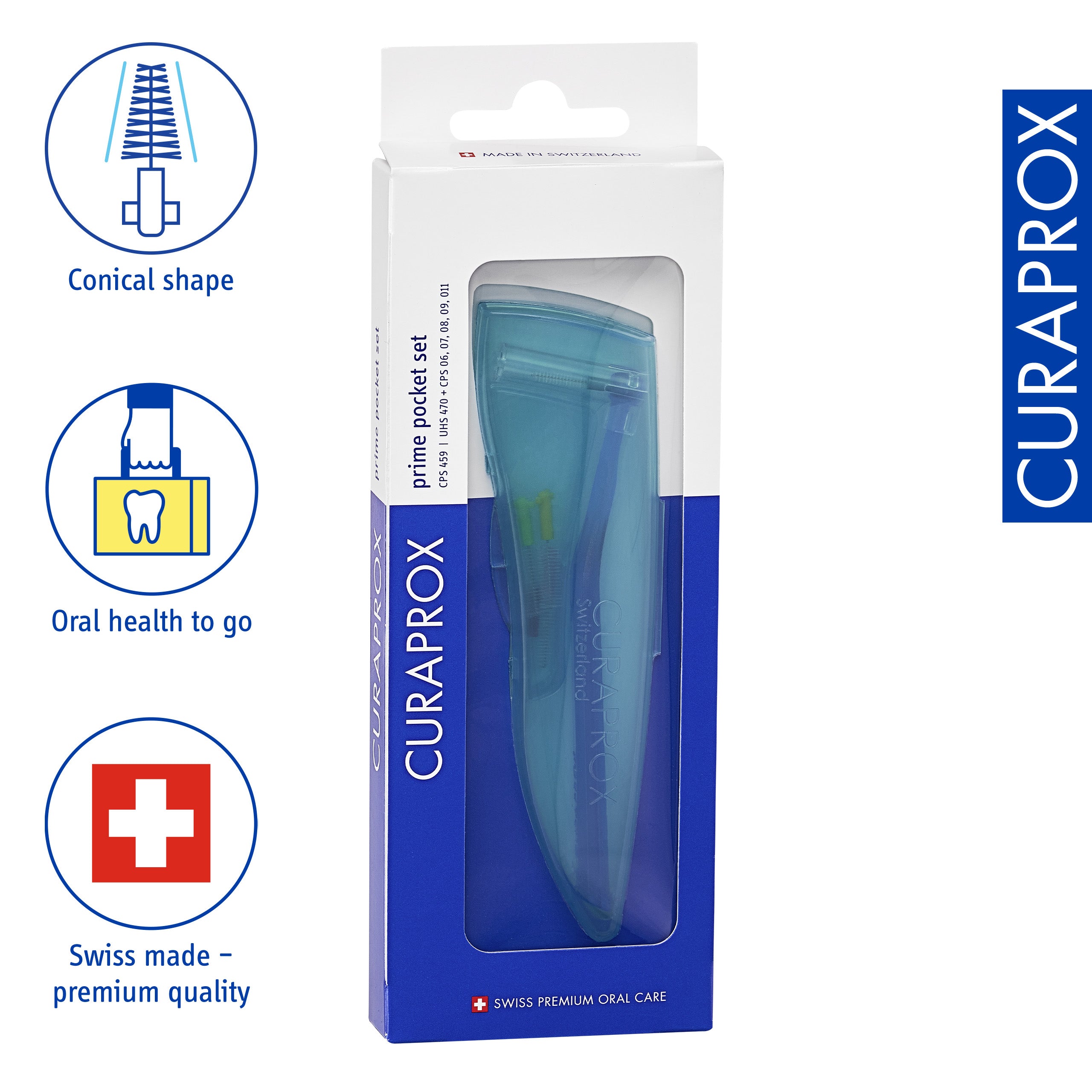 Curaprox IDB CPS 459 Prime Pocket Set – Interdentals in your pocket