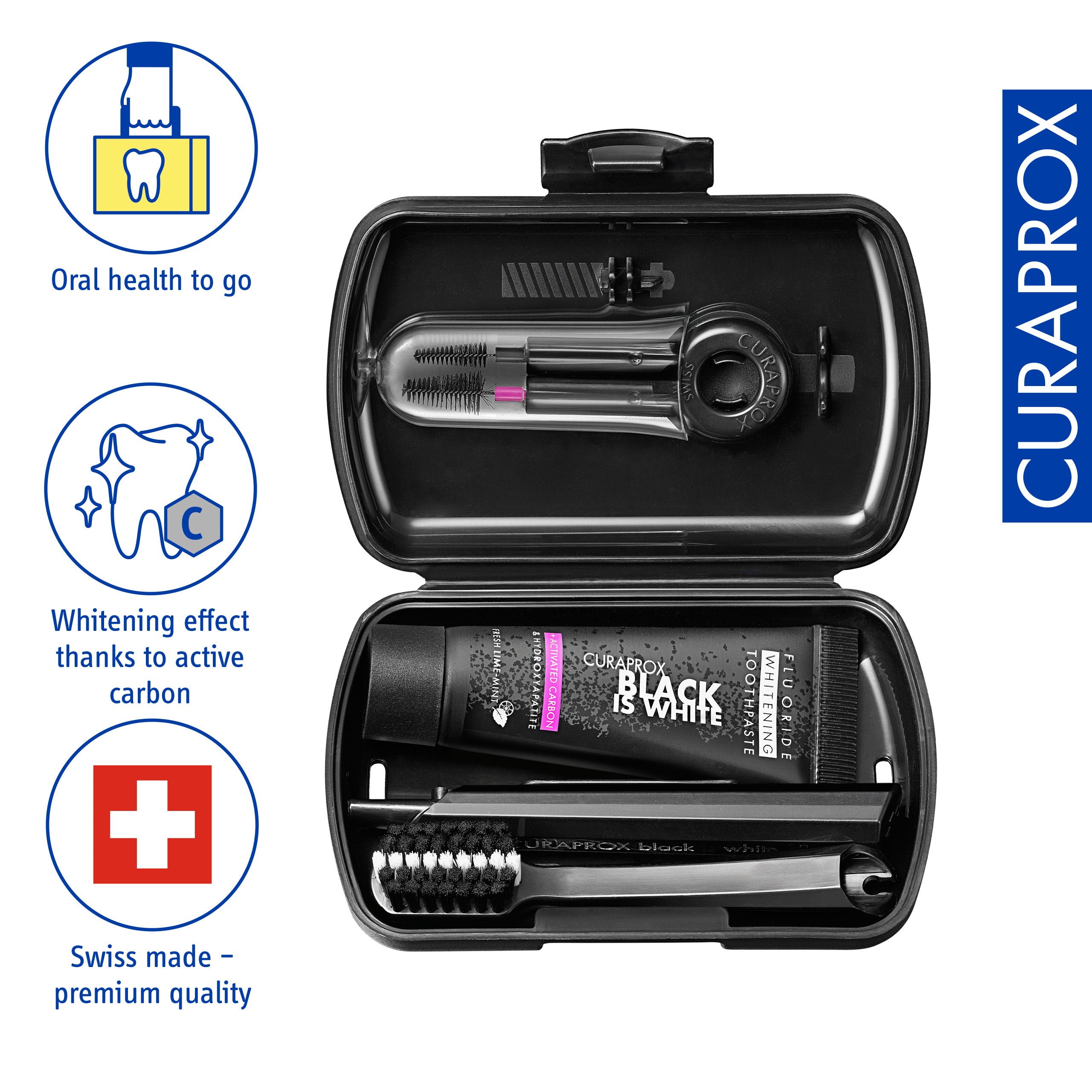 Curaprox Travel Set, BiW – Clean on-the-go