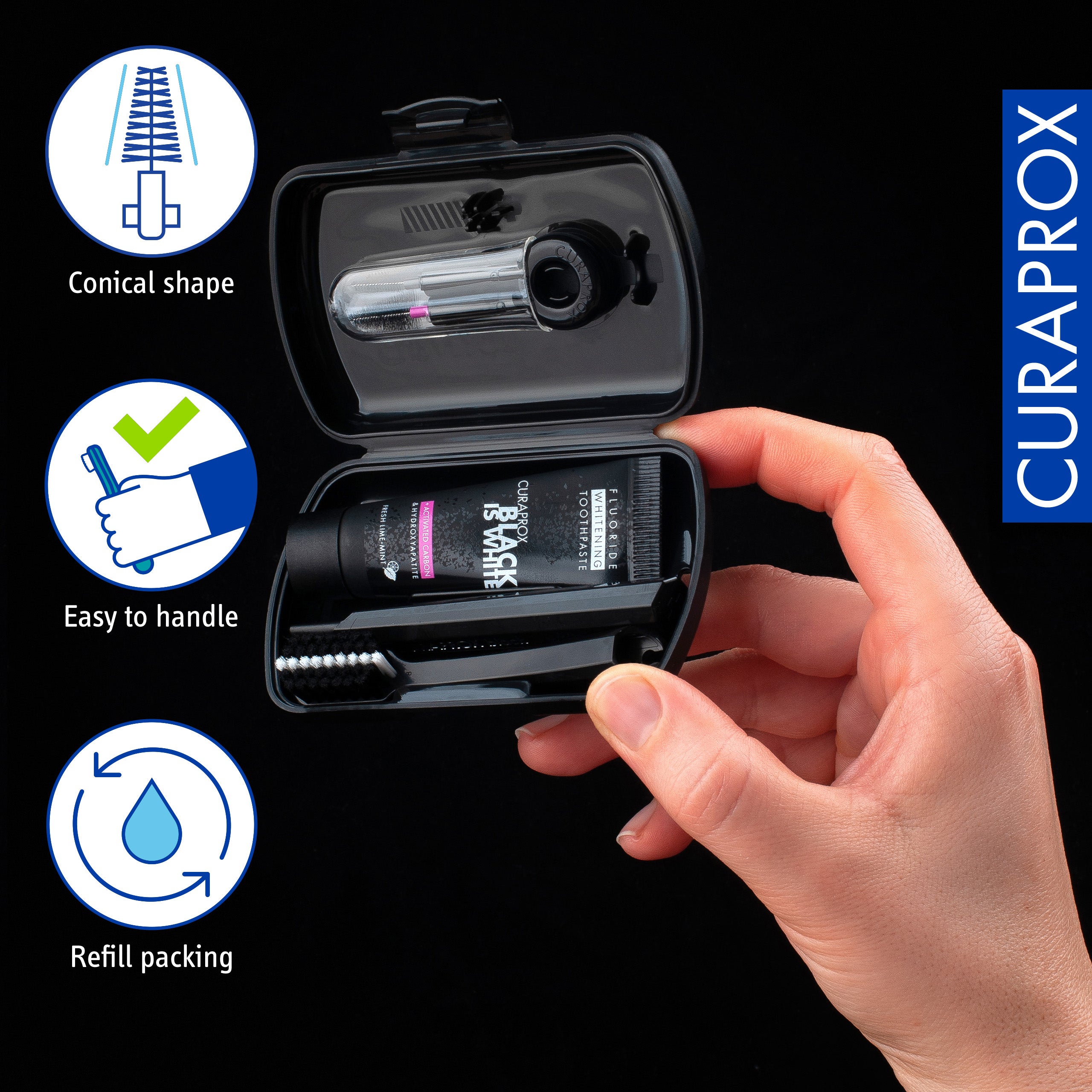 Curaprox Travel Set, BiW – Clean on-the-go