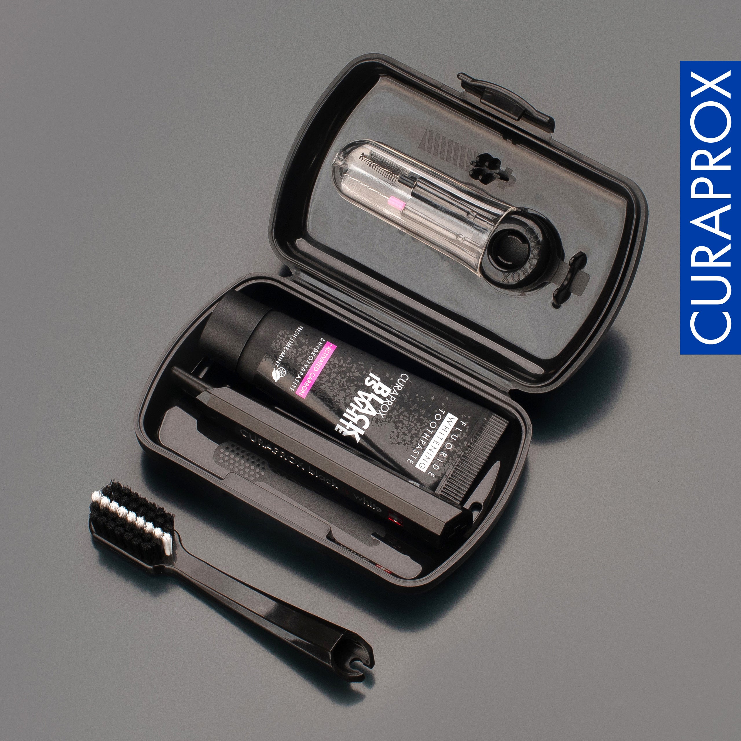 Travel set spare brush head BiW, 2 pcs