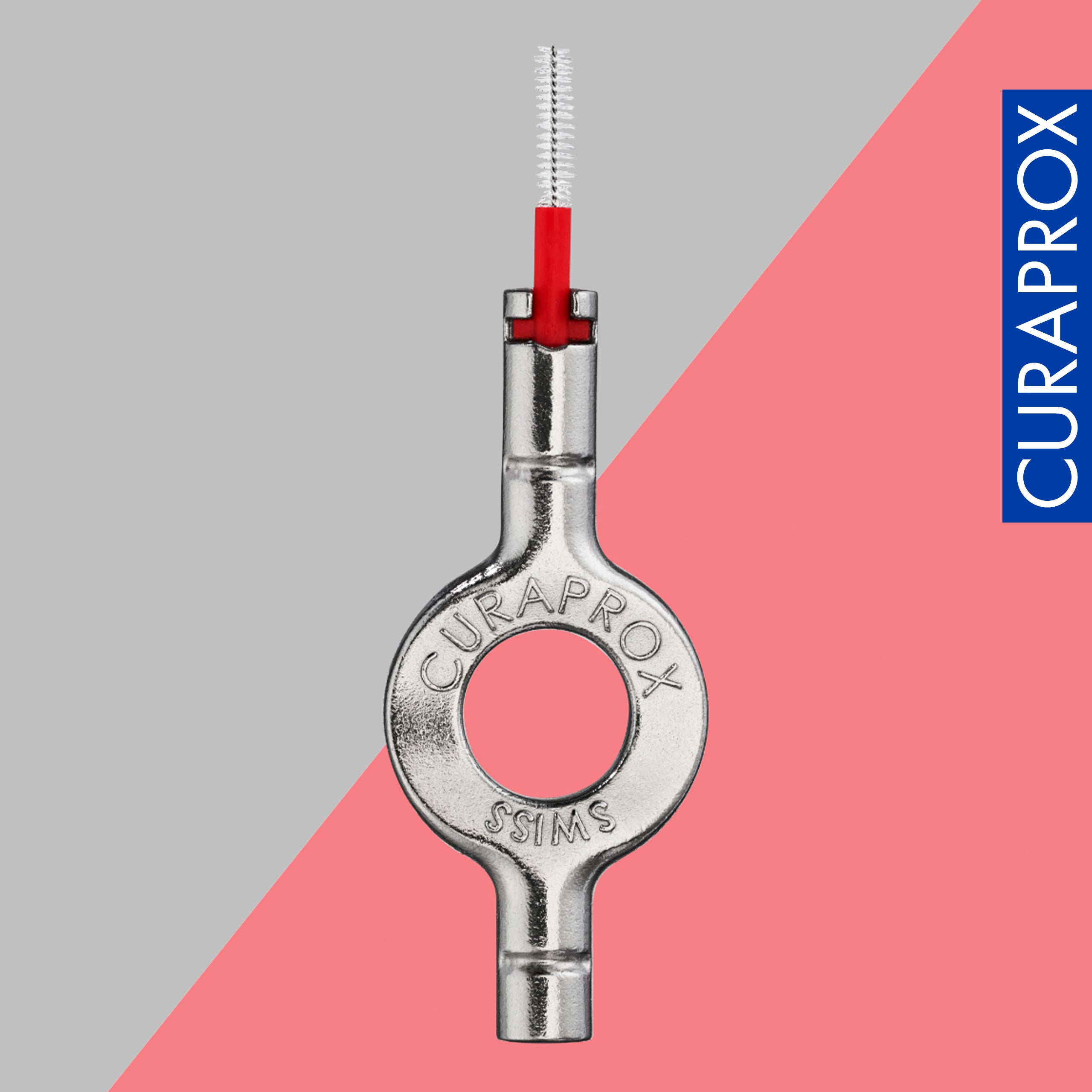 Curaprox Interdental UHS 409 Steel Holder, silver, 1pc