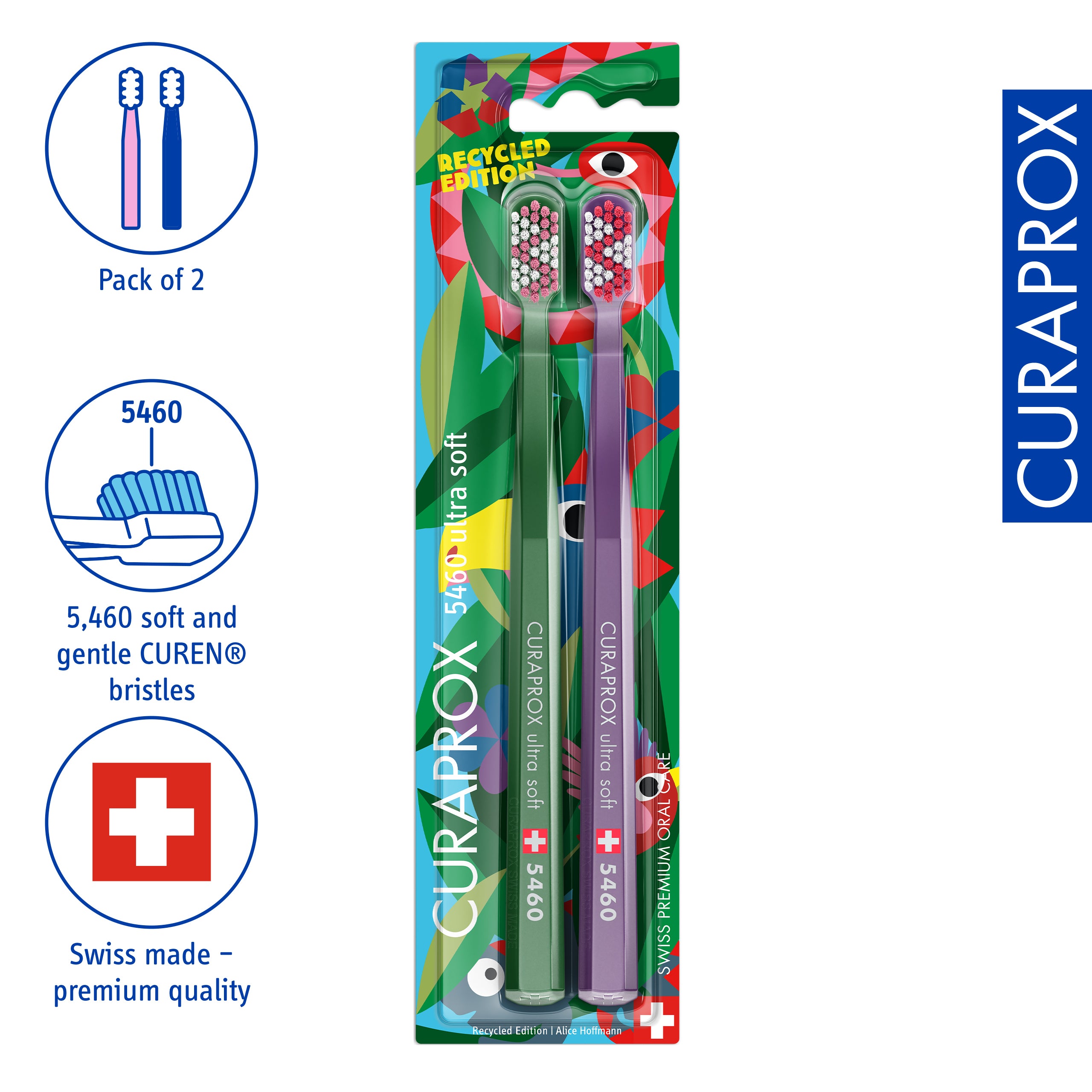 Curaprox CS 5460 Recycled Edition 2024, 2 pcs