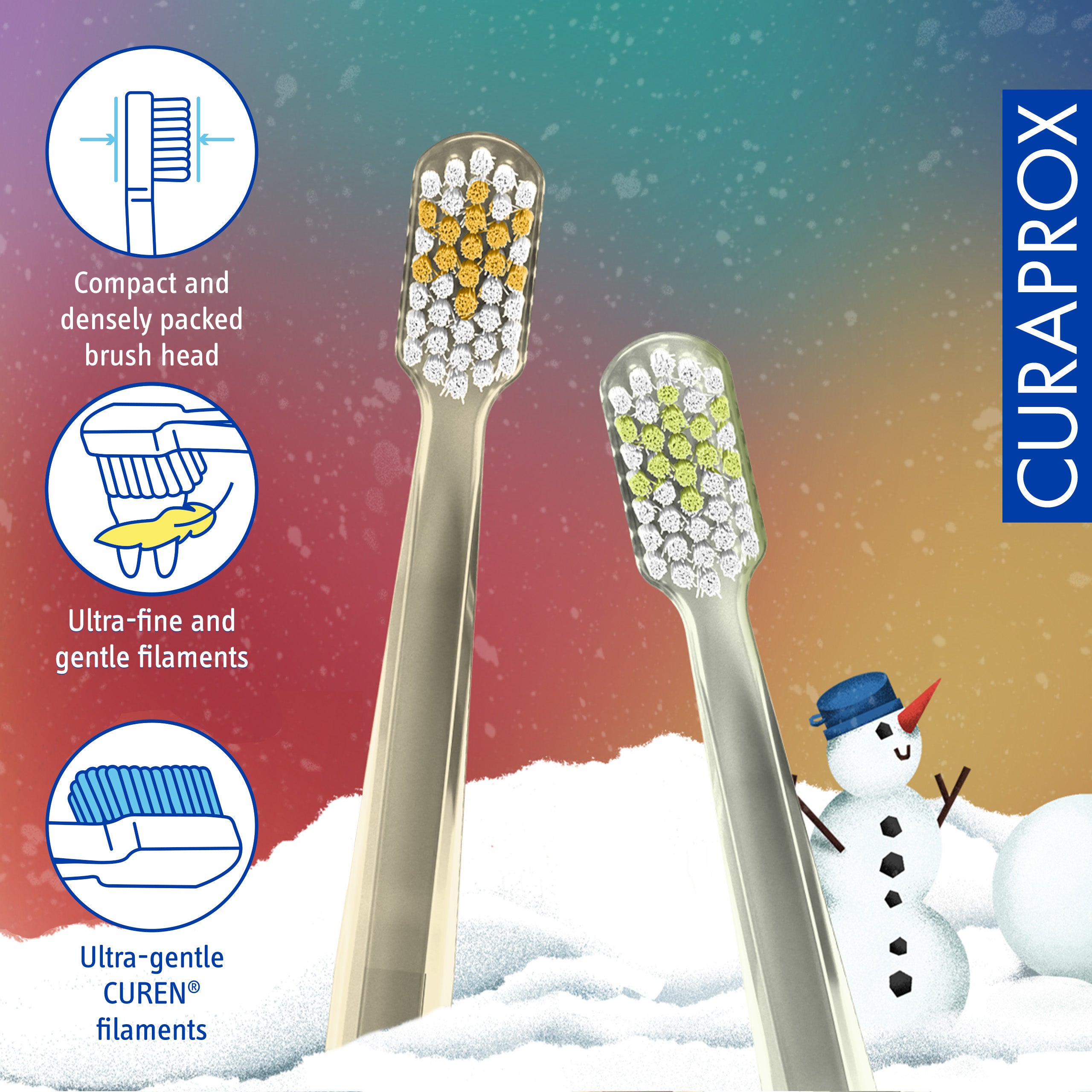 Curaprox CS 5460 Winter Edition 2024, 2 pcs