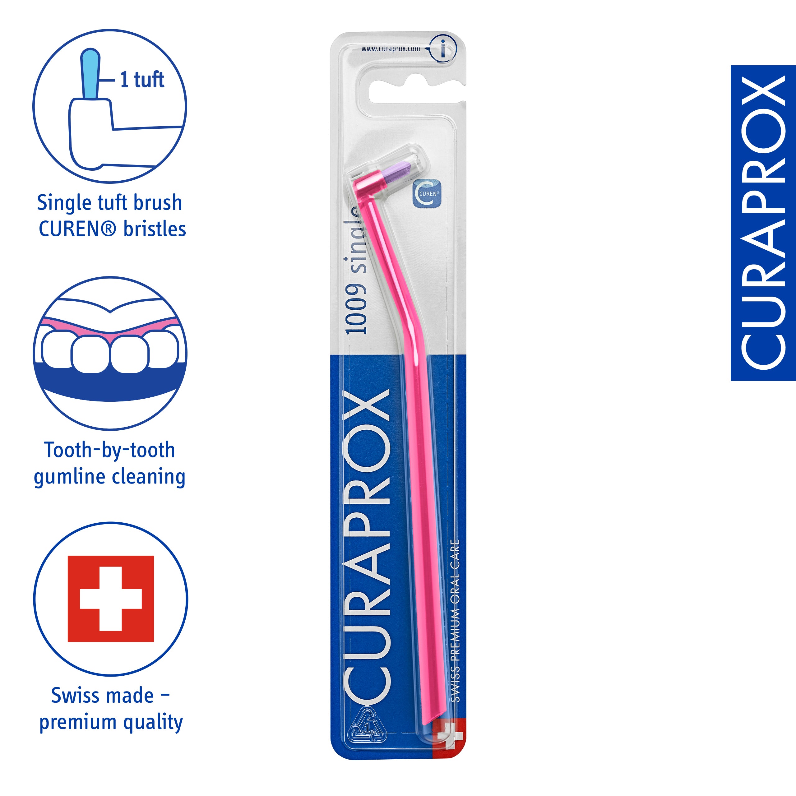 Curaprox CS 1009 single – Brush for extra needs