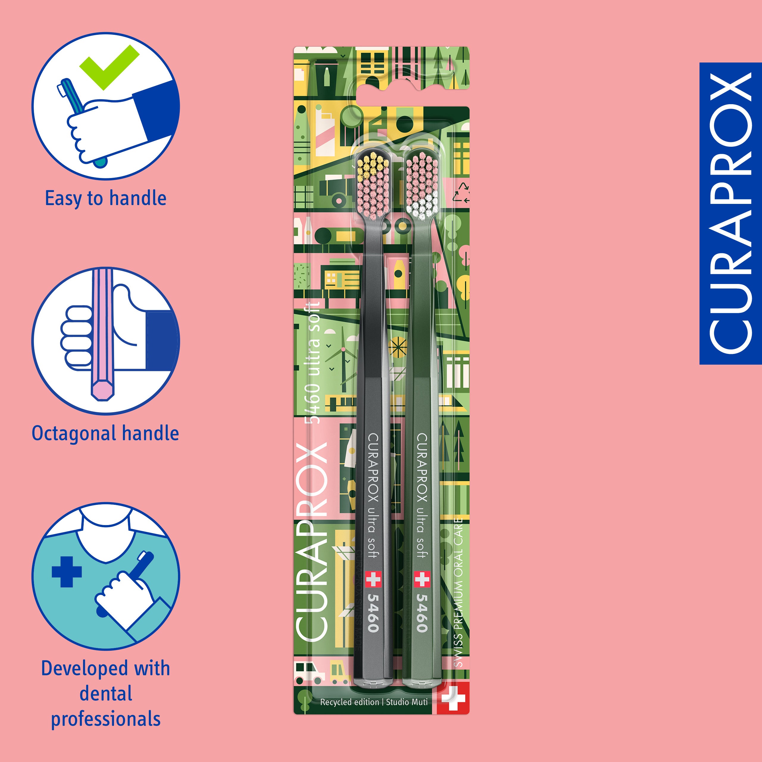 Curaprox CS 5460 Recycled Editon 2025, 2 pcs