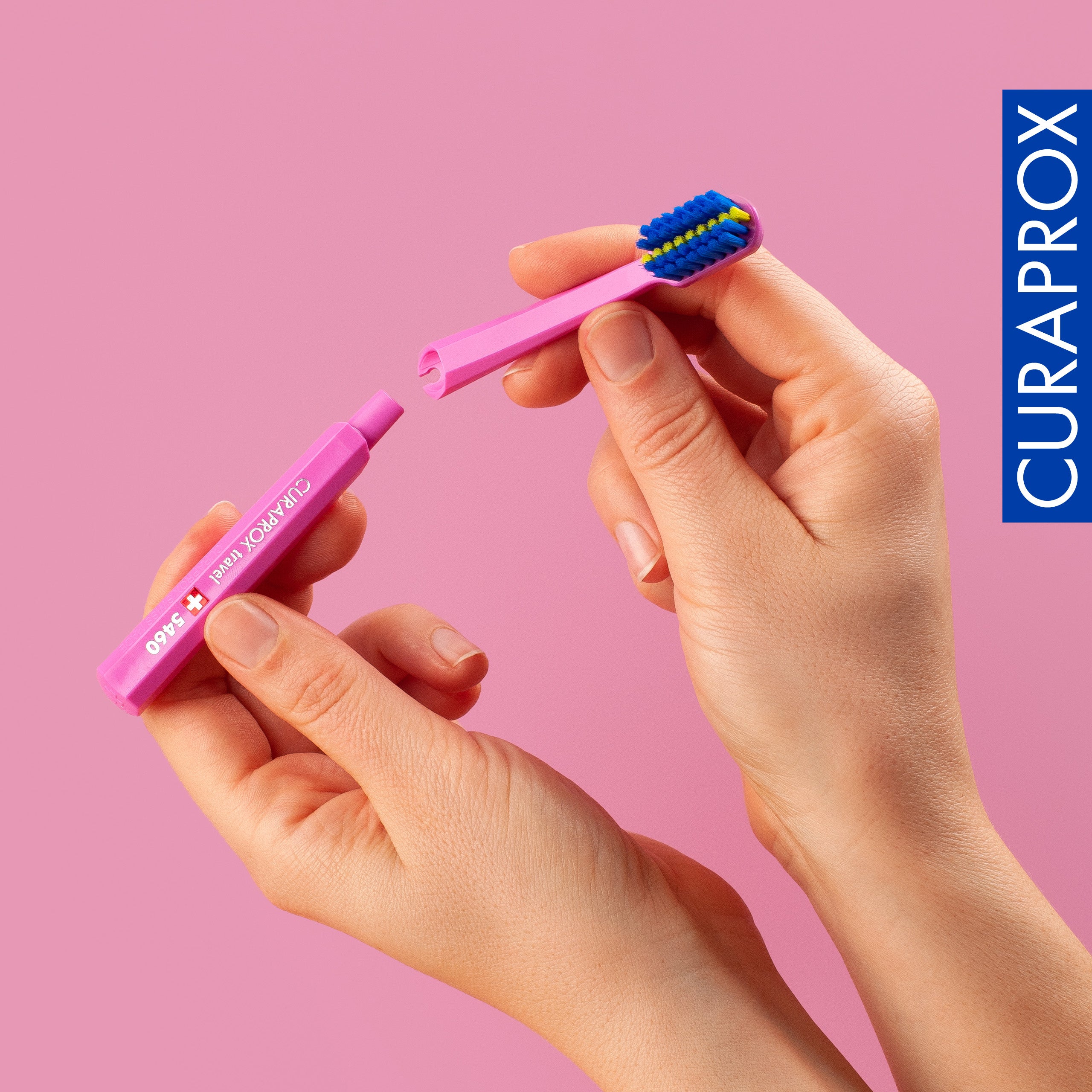 MAJORCRAFT CORKISH&AbuGarcia PROMAX　セット！ Curaprox Ortho Travel Set, Pink – Clean on-the-go