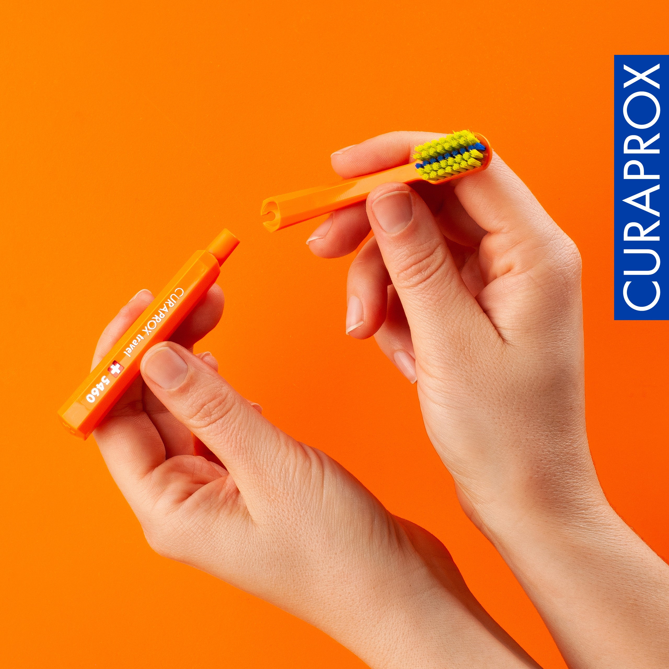Curaprox Ortho Travel Set, Orange – Clean on-the-go