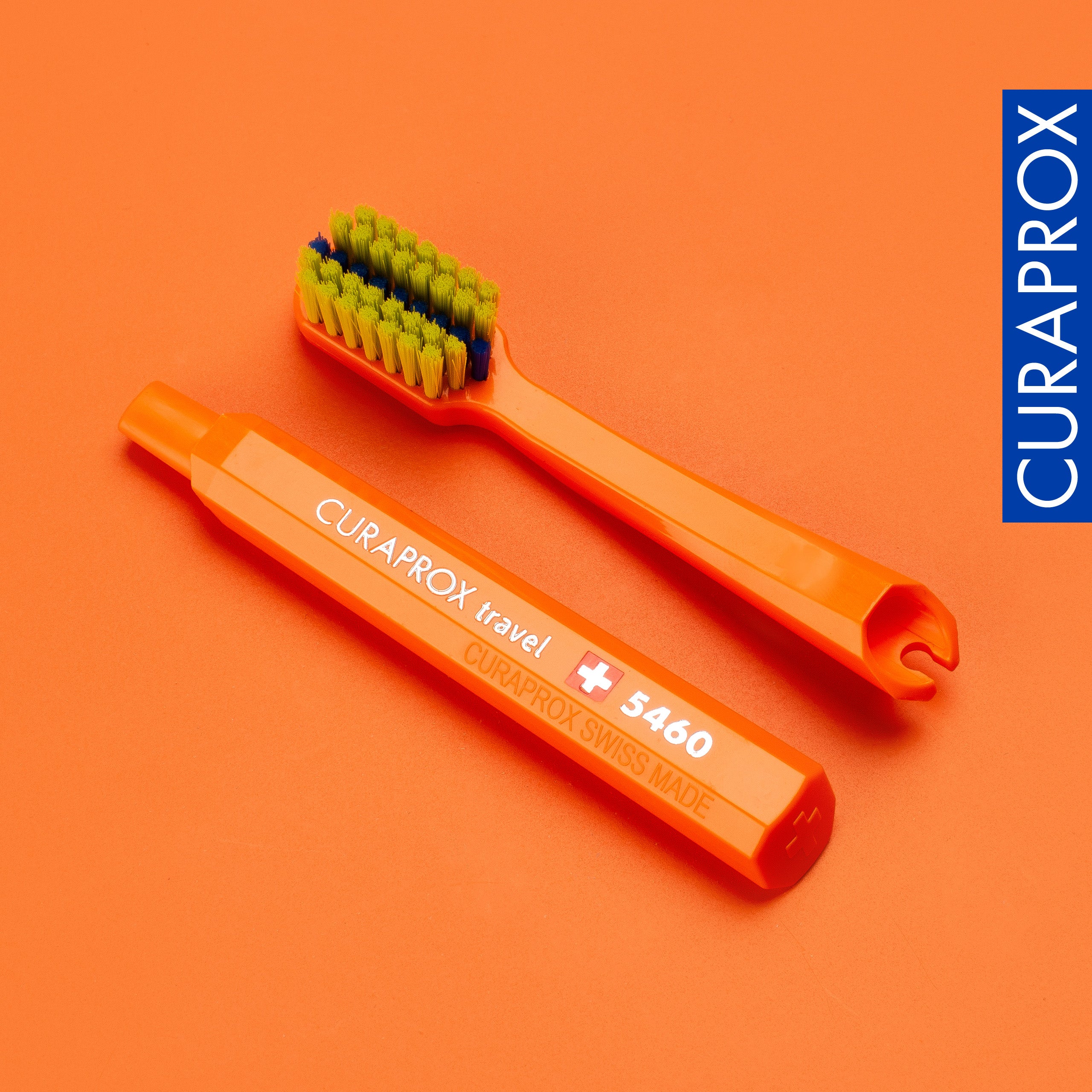 Curaprox Ortho Travel Set, Orange – Clean on-the-go