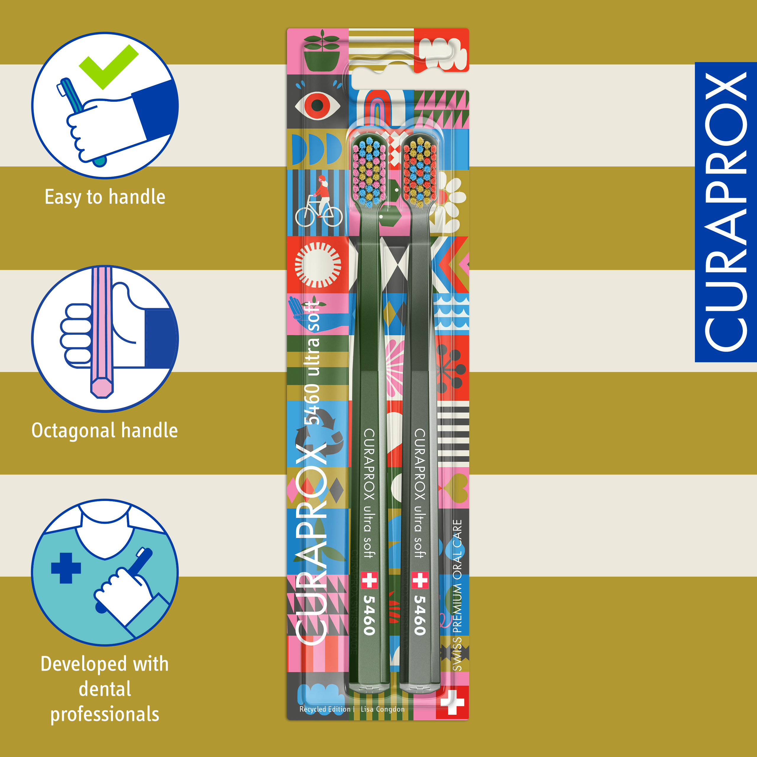 Curaprox CS 5460 Love Edition 2026, 2 pcs Curaprox CS 5460 Love Edition 2026, 2 pcs